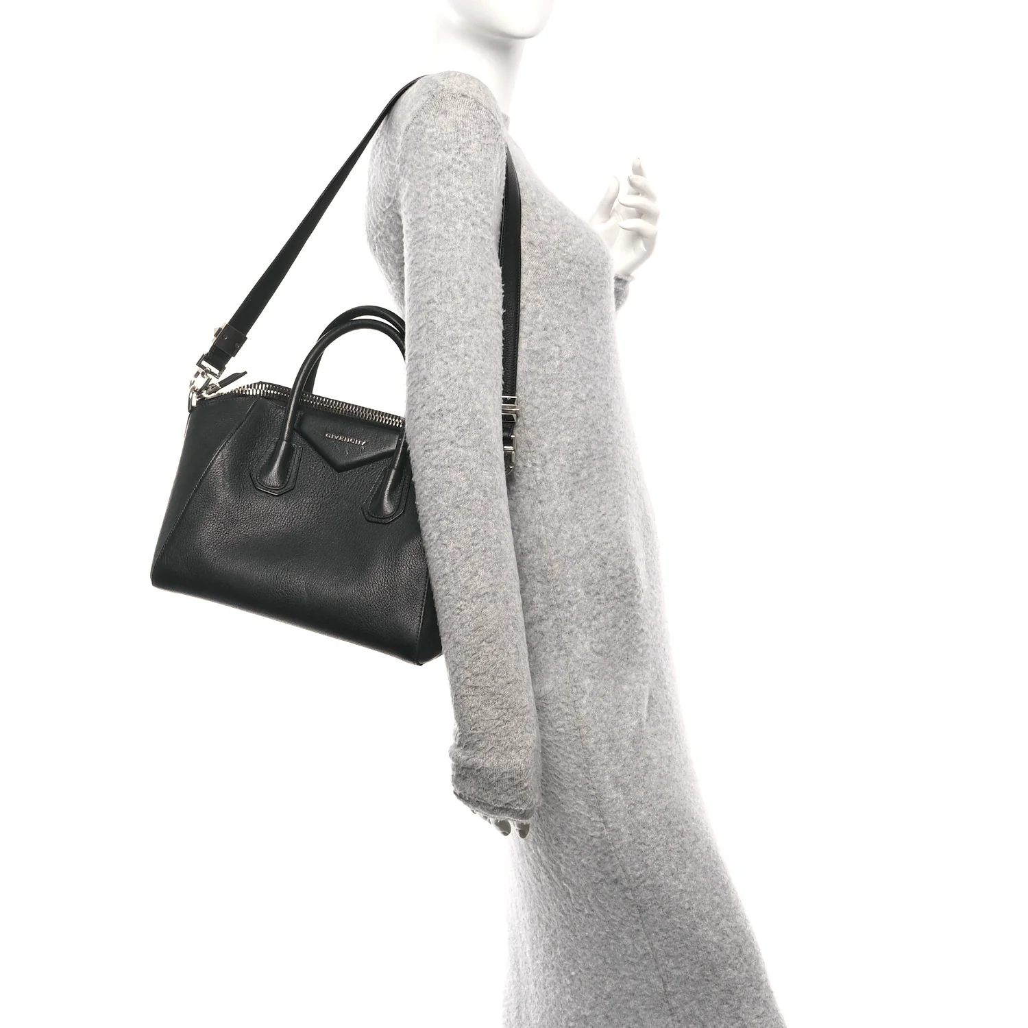 Sugar Goatskin Small Antigona Black - Image 2