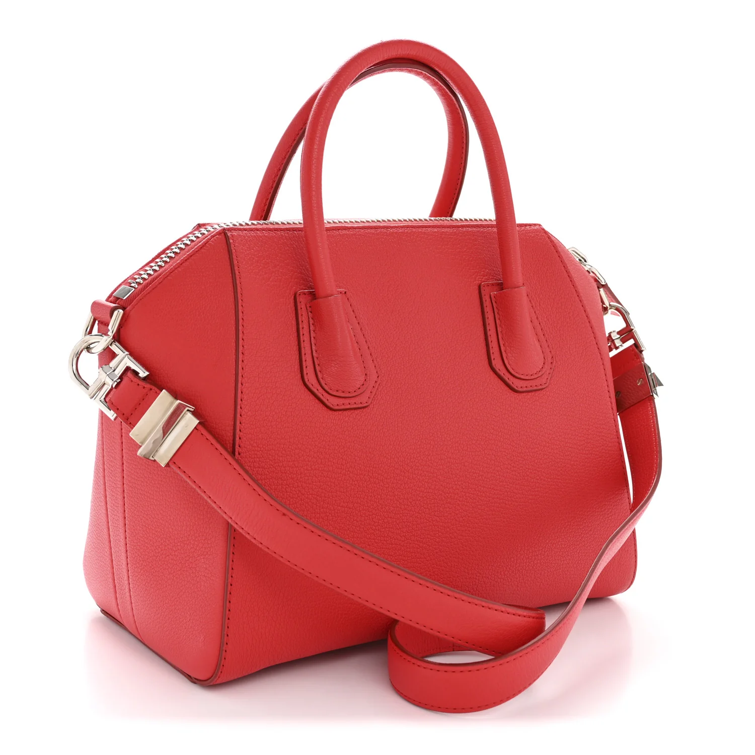 Sugar Goatskin Small Antigona Medium Red - Image 3