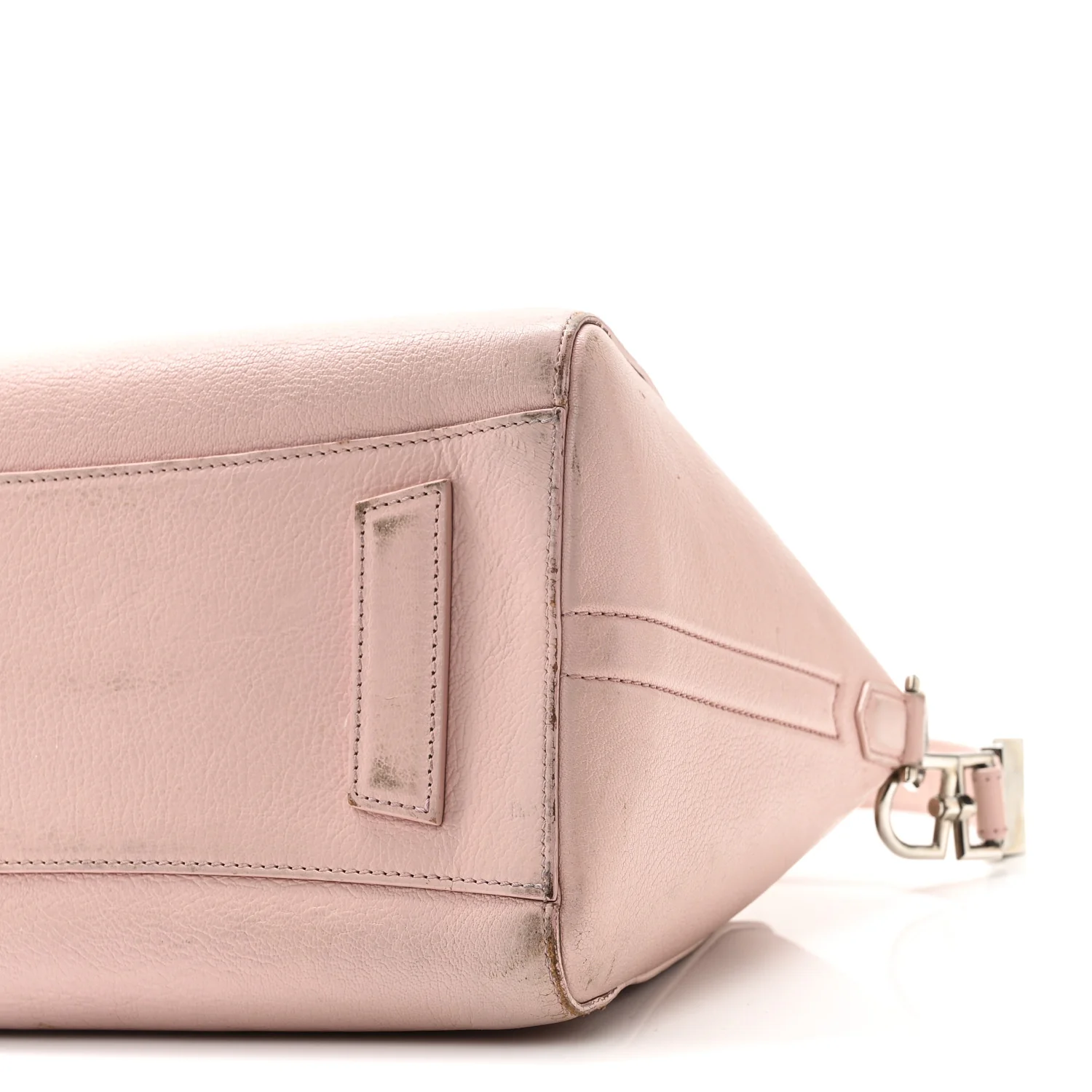 Sugar Goatskin Small Antigona Pale Pink - Image 10