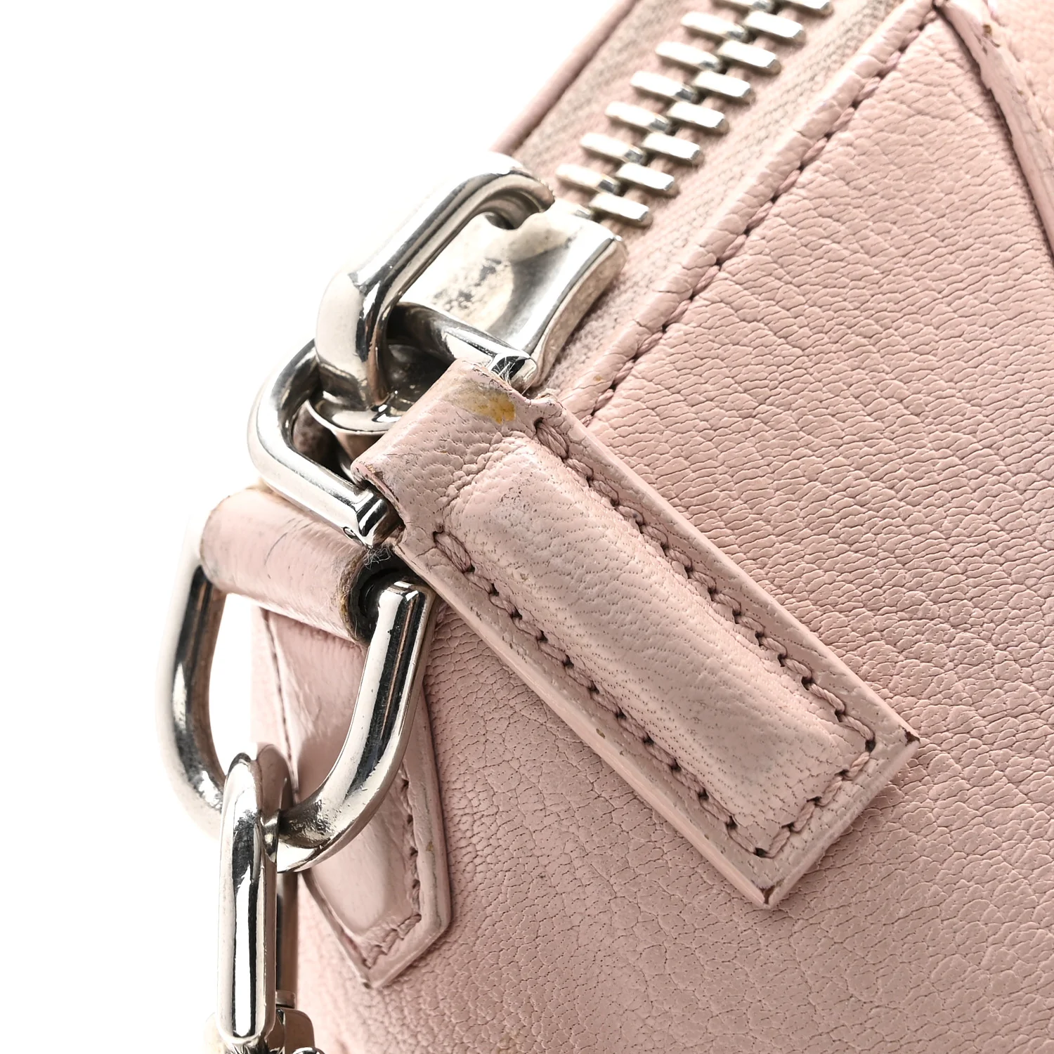 Sugar Goatskin Small Antigona Pale Pink - Image 13