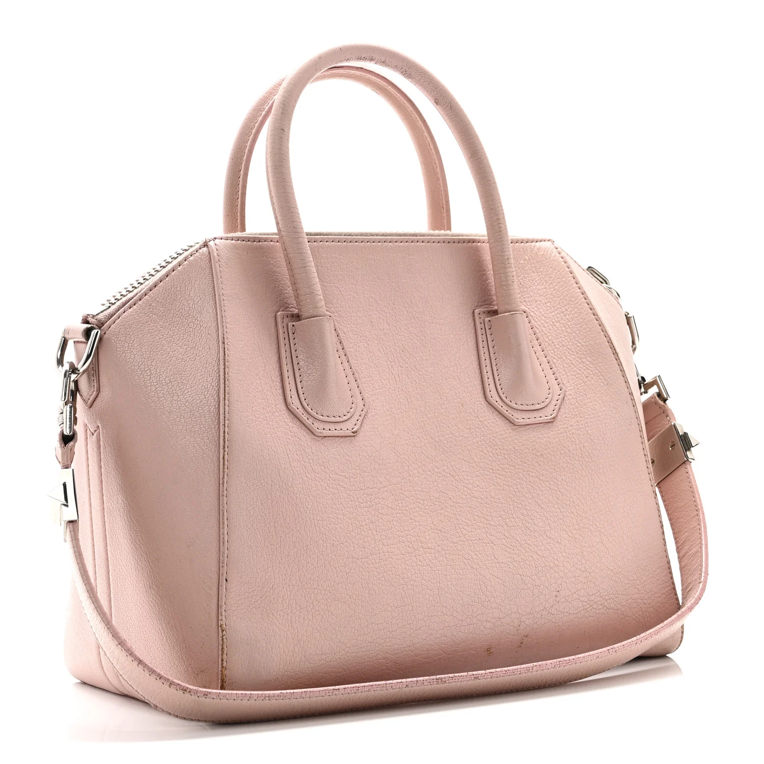 Sugar Goatskin Small Antigona Pale Pink - Image 3
