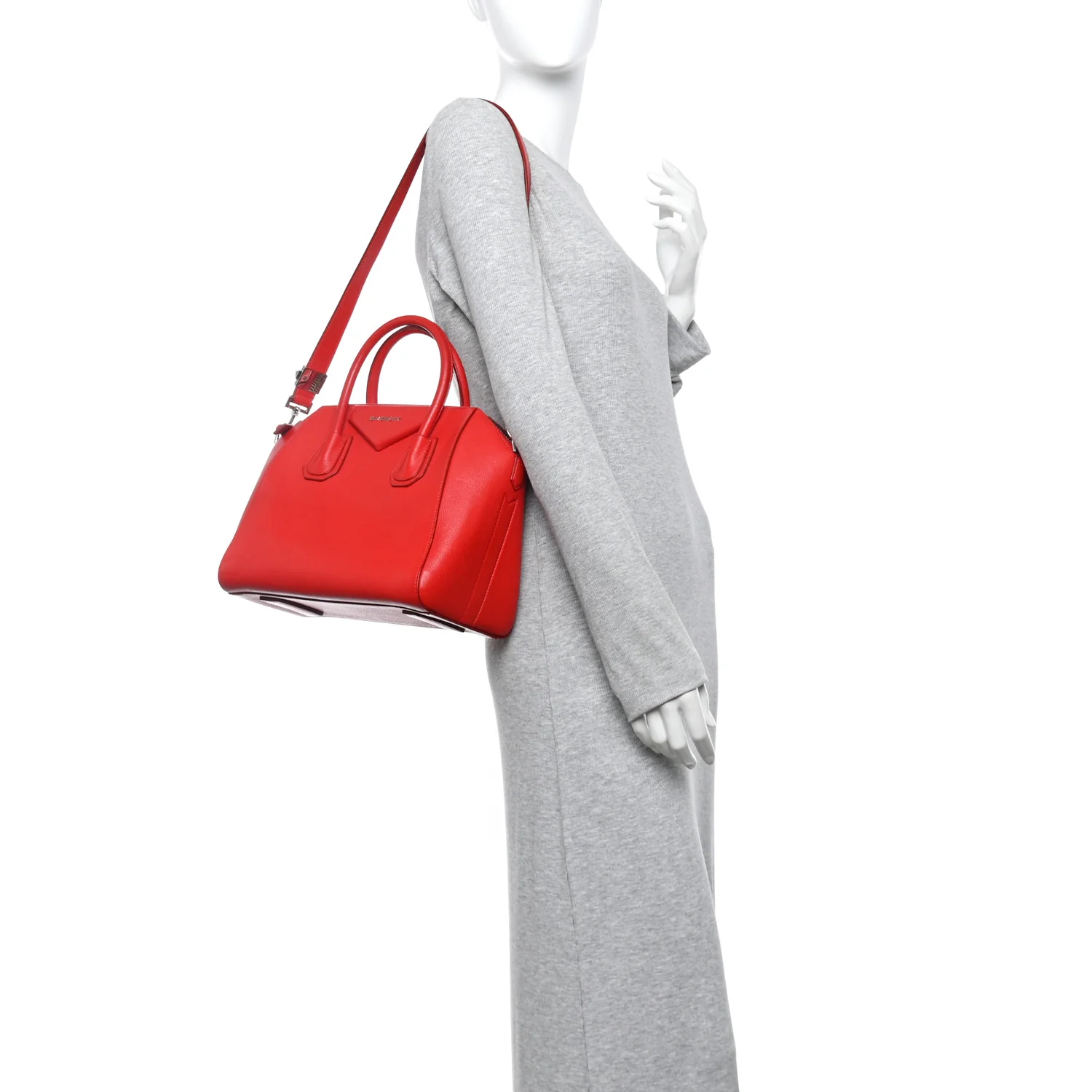 Sugar Goatskin Small Antigona Red - Image 2