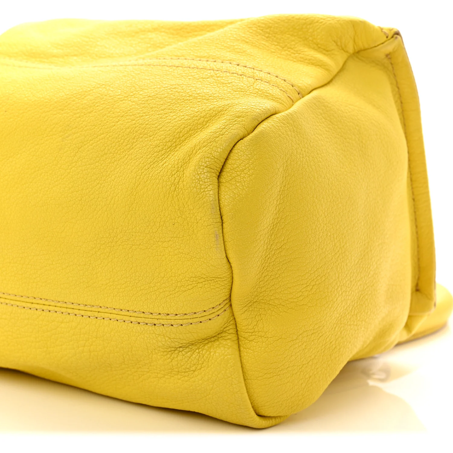 Sugar Goatskin Small Pandora Yellow - Image 10