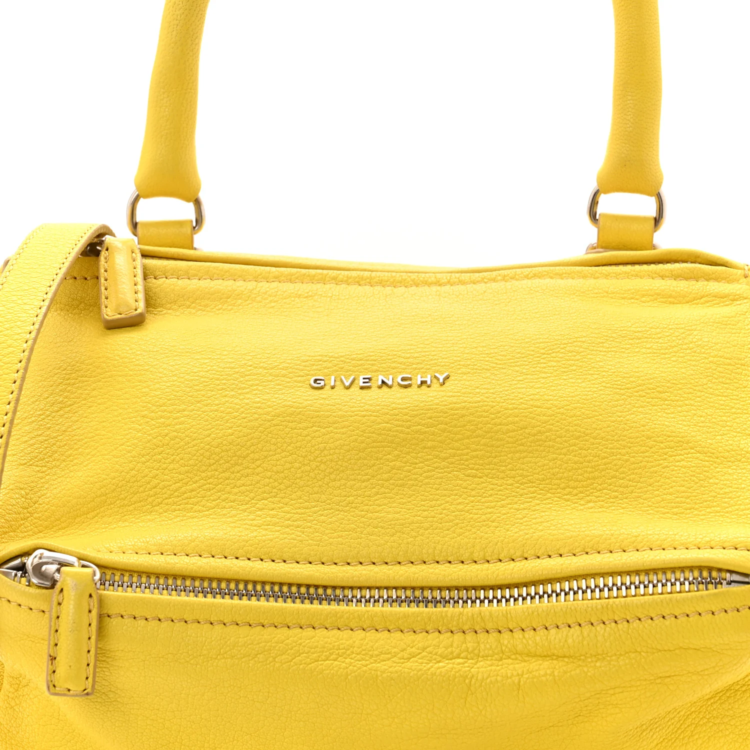 Sugar Goatskin Small Pandora Yellow - Image 8