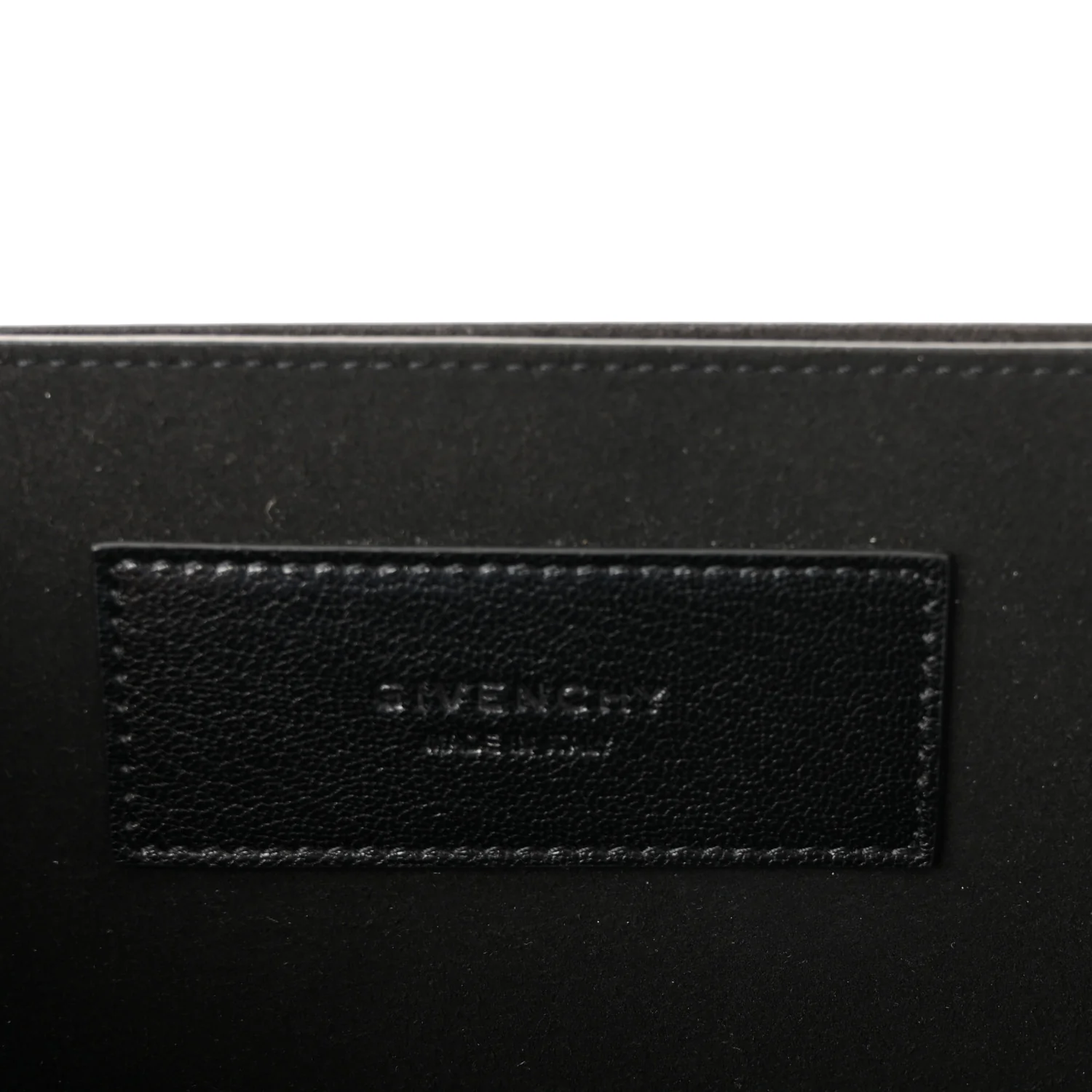 Sugar Goatskin Suede Medium GV3 Shoulder Bag Black Grey - Image 6