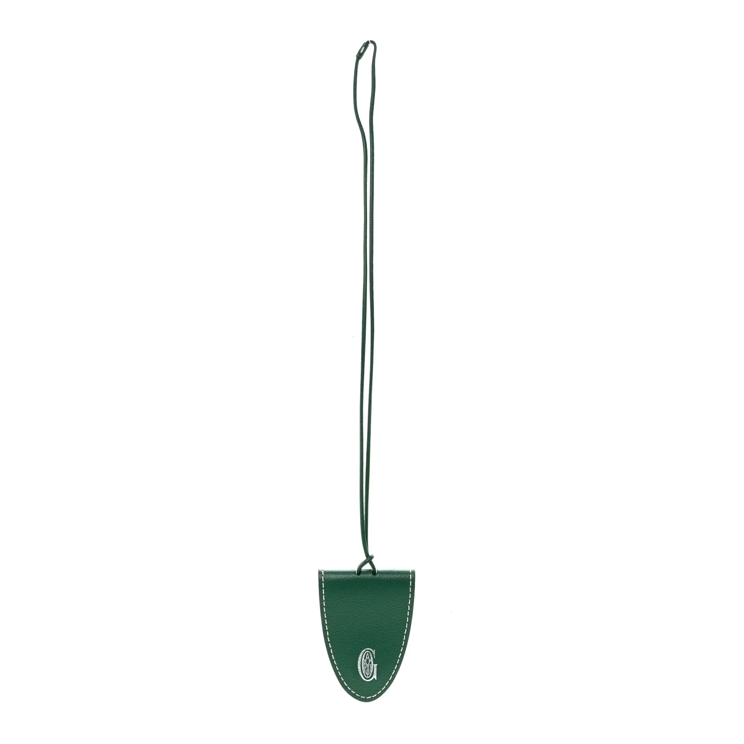 Calfskin Bag Clip Green