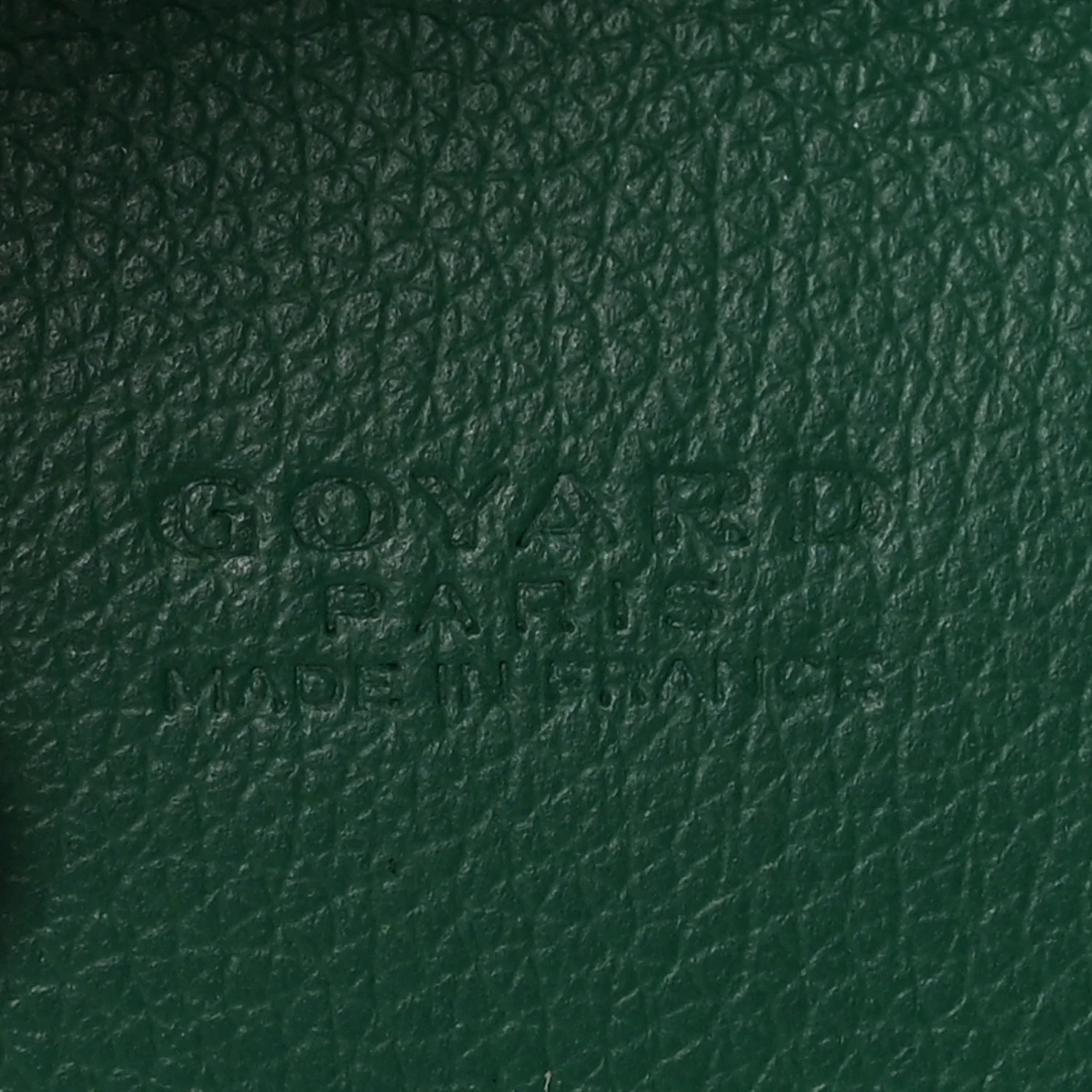 Calfskin Bag Clip Green - Image 3
