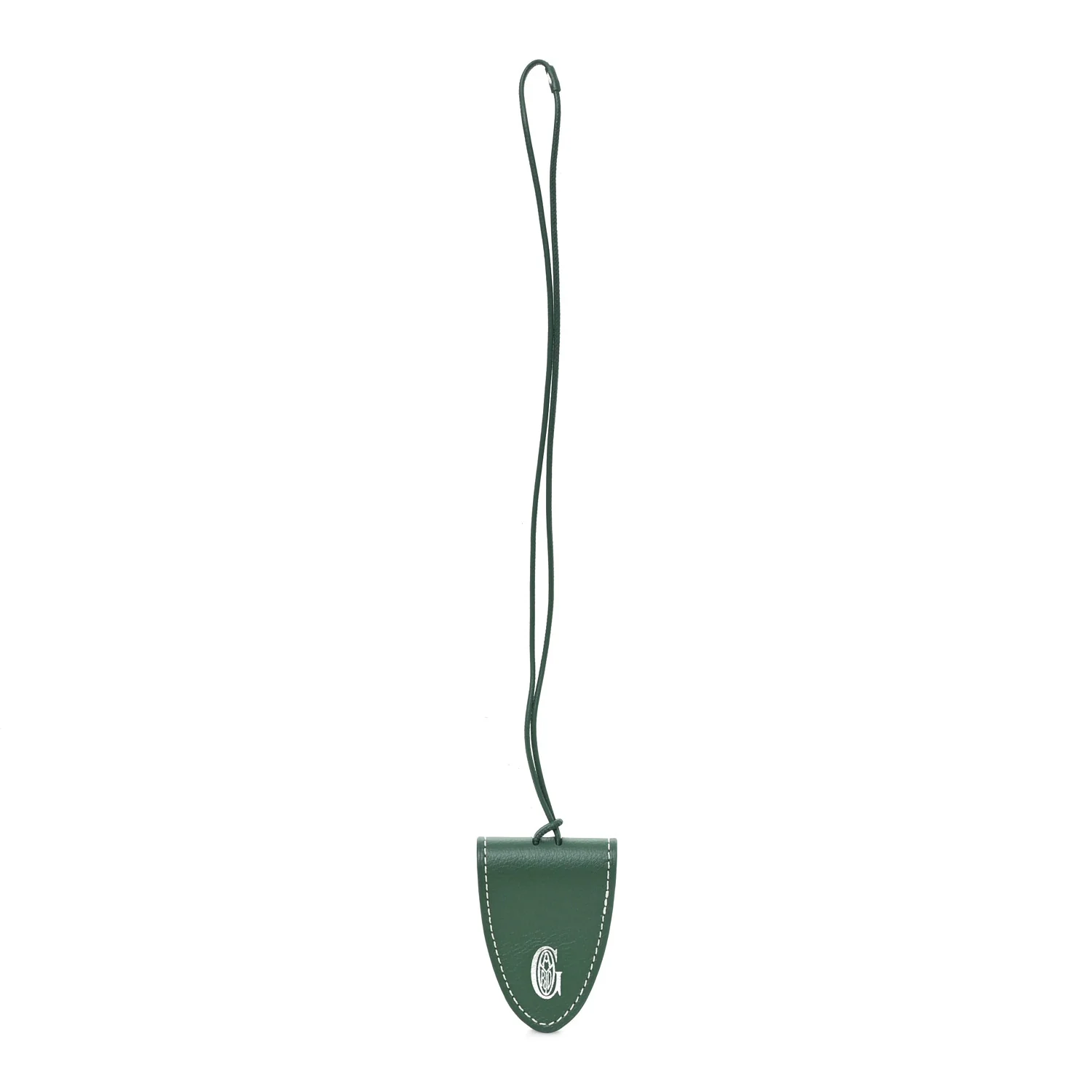 Calfskin Bag Clip Green