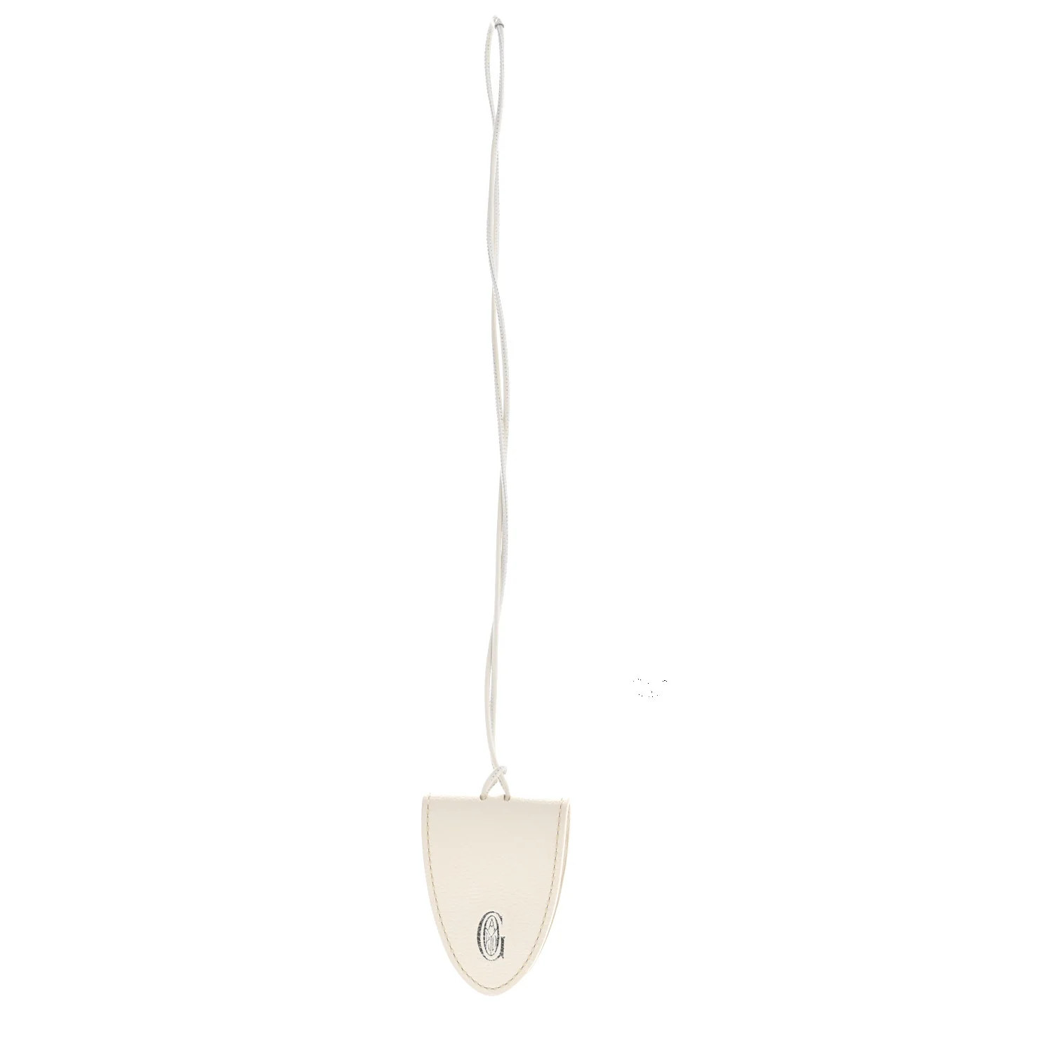 Calfskin Bag Clip White