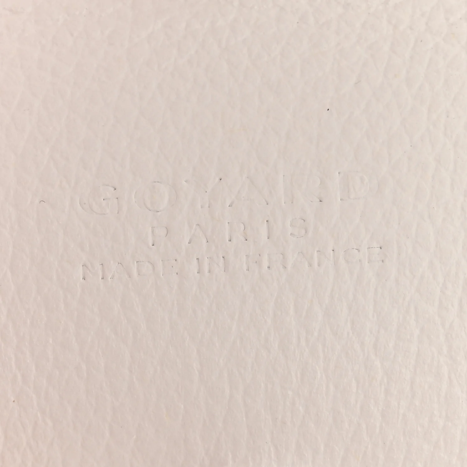 Calfskin Bag Clip White - Image 3