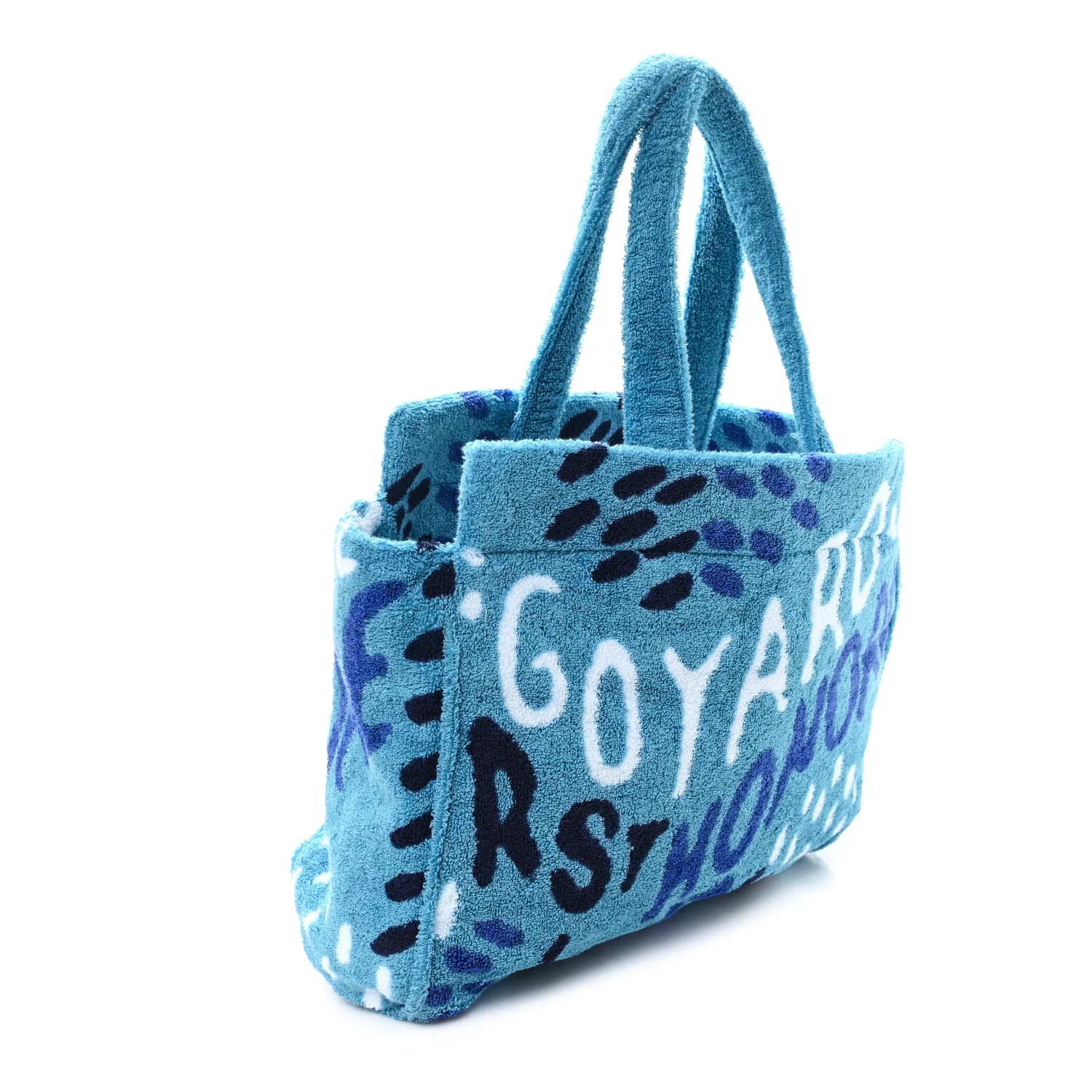 Eponge Terry Beach Bag Turquoise - Image 2