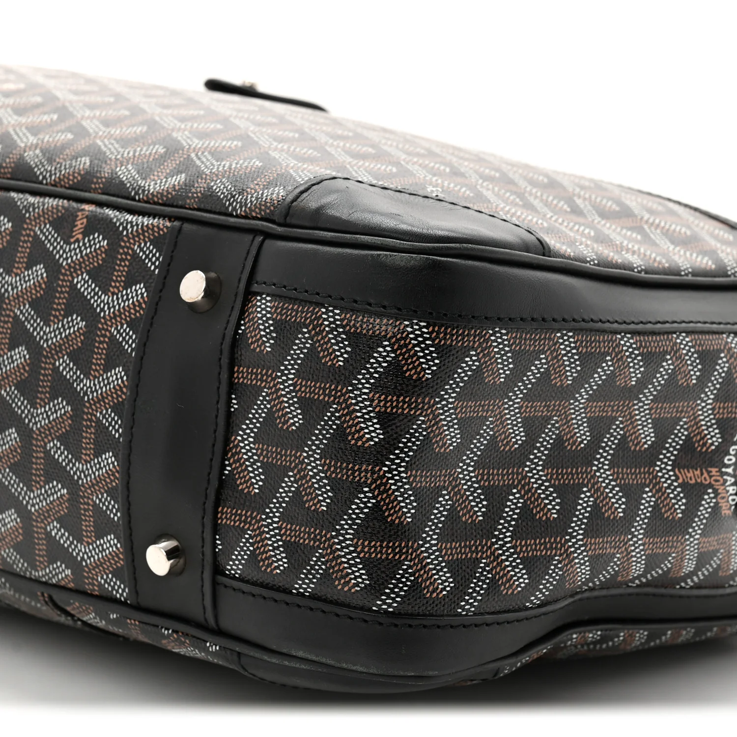 Goyardine Ambassade MM Briefcase Black - Image 17