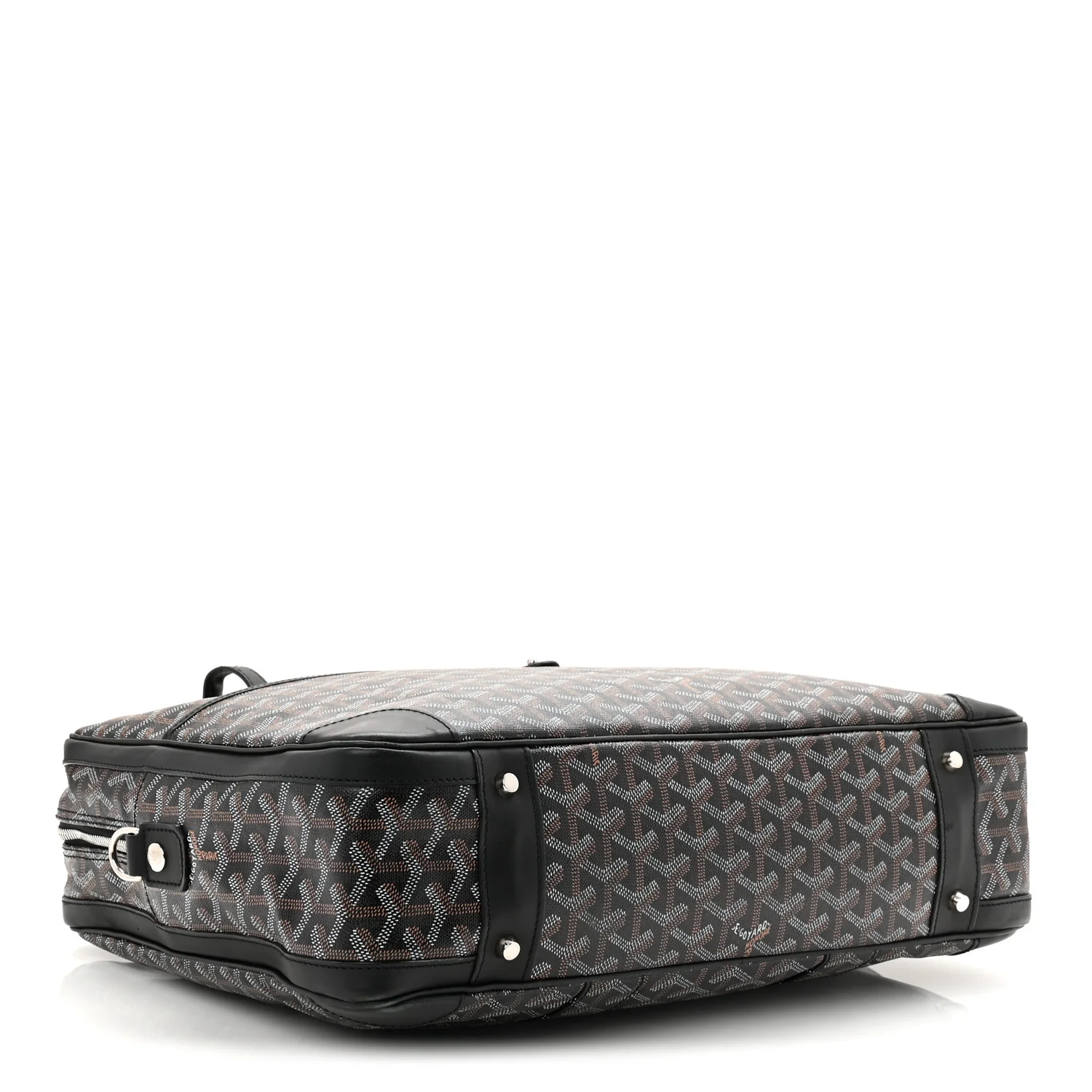 Goyardine Ambassade MM Briefcase Black - Image 7