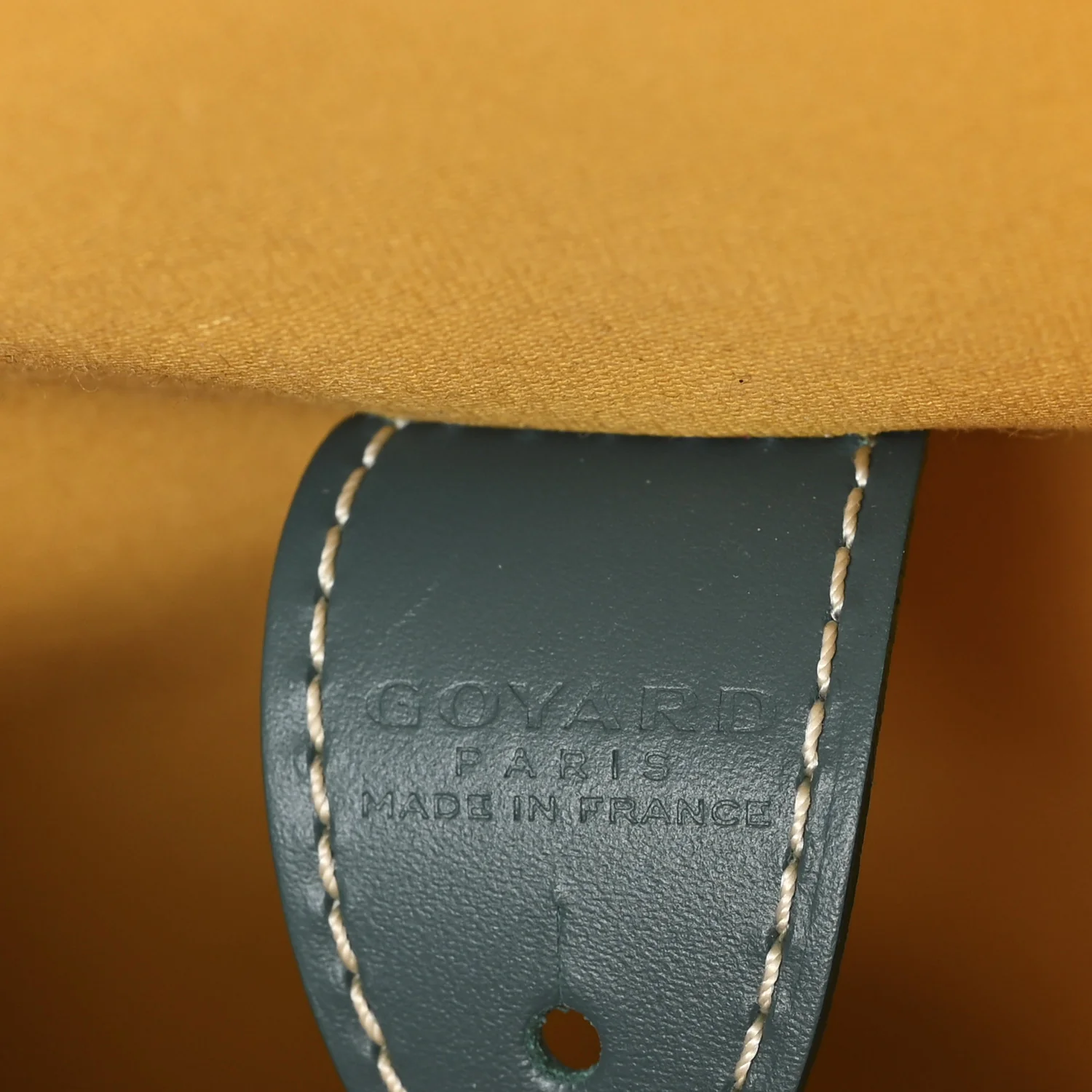 Goyardine Ambassade MM Briefcase Green - Image 6