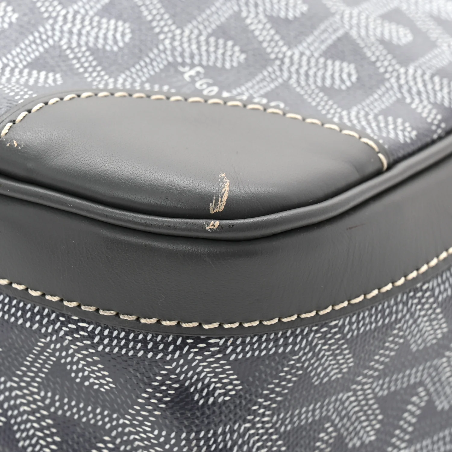 Goyardine Ambassade MM Briefcase Grey - Image 18