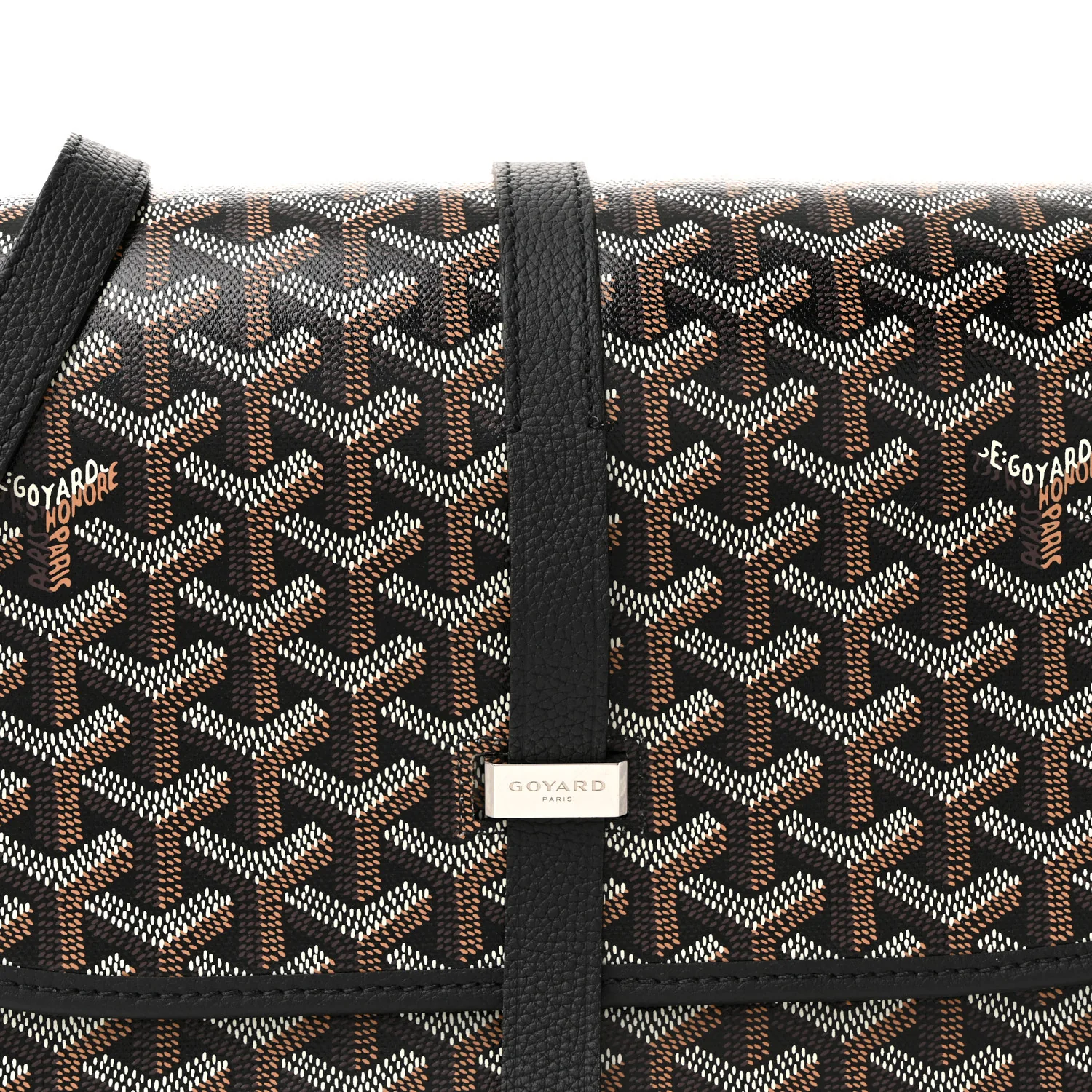 Goyardine Belvedere II MM Messenger Bag Black - Image 19