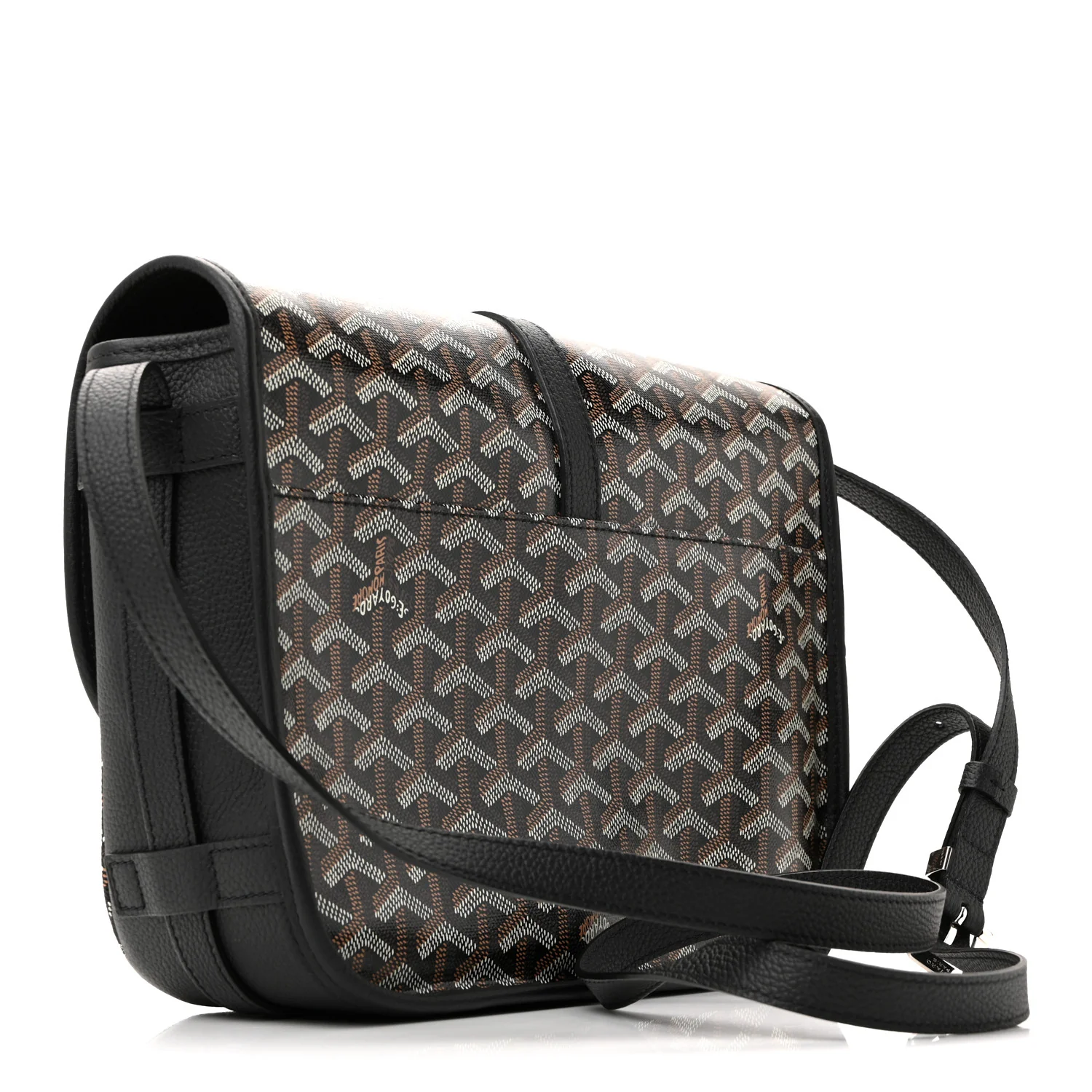 Goyardine Belvedere II MM Messenger Bag Black - Image 6