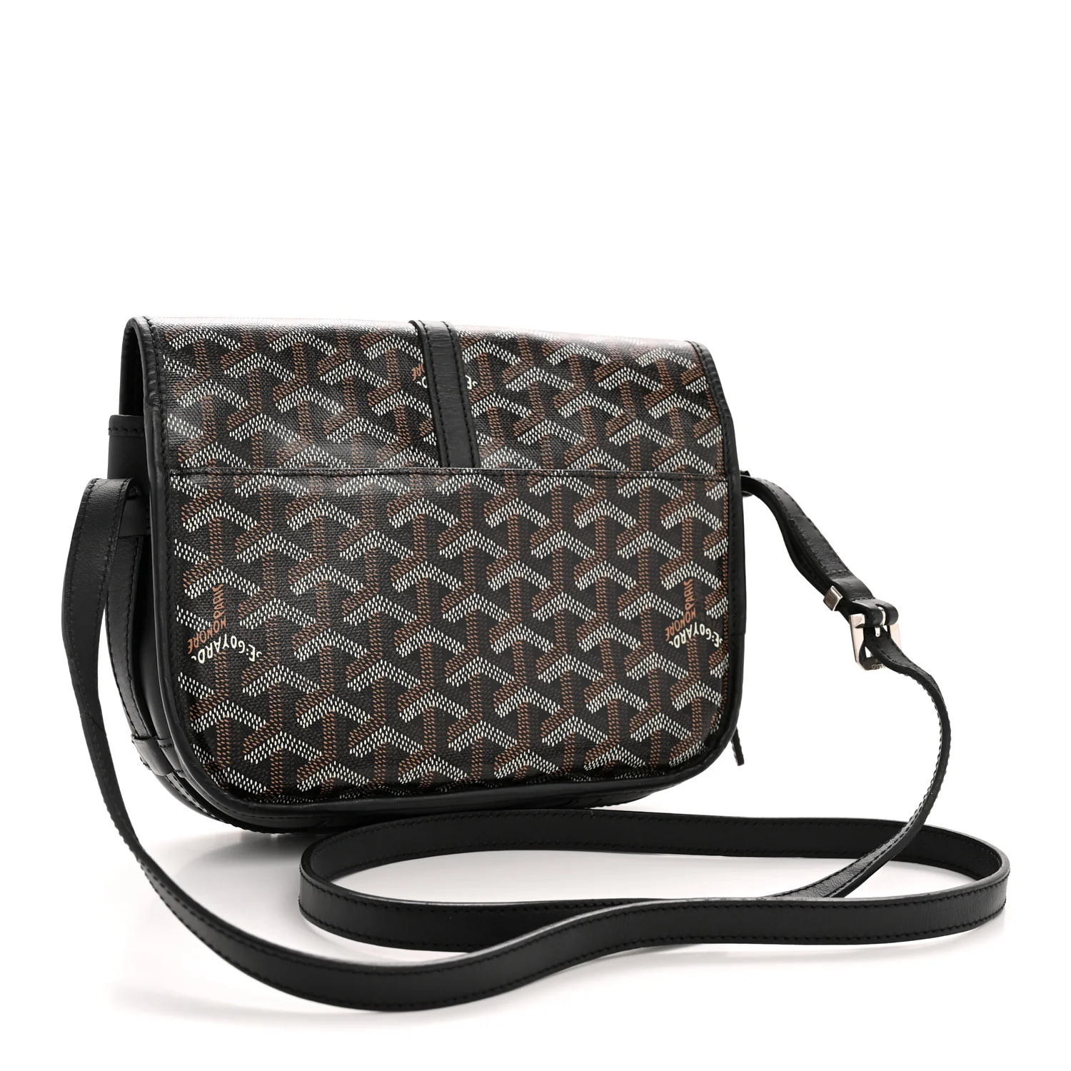 Goyardine Belvedere II PM Messenger Bag Black - Image 3
