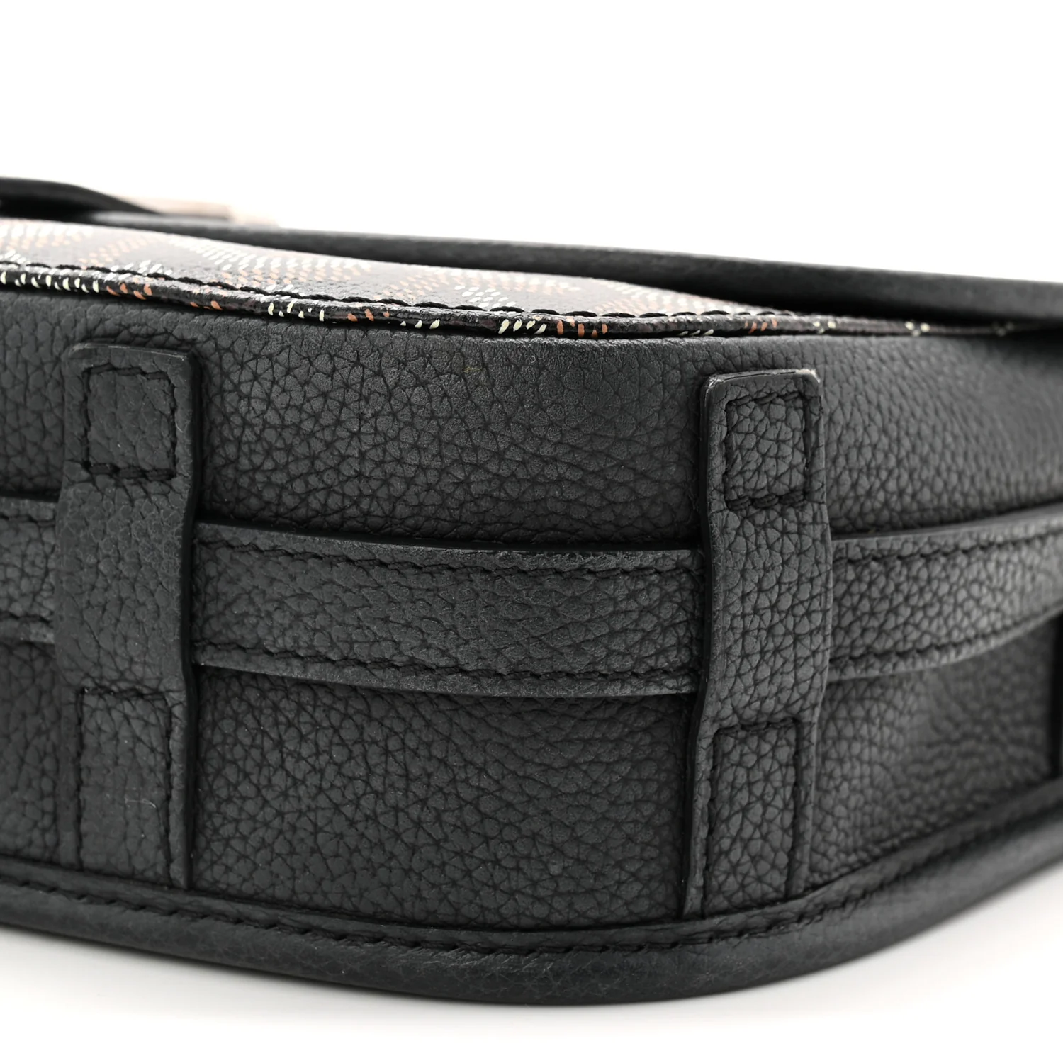Goyardine Belvedere II PM Messenger Bag Black - Image 8