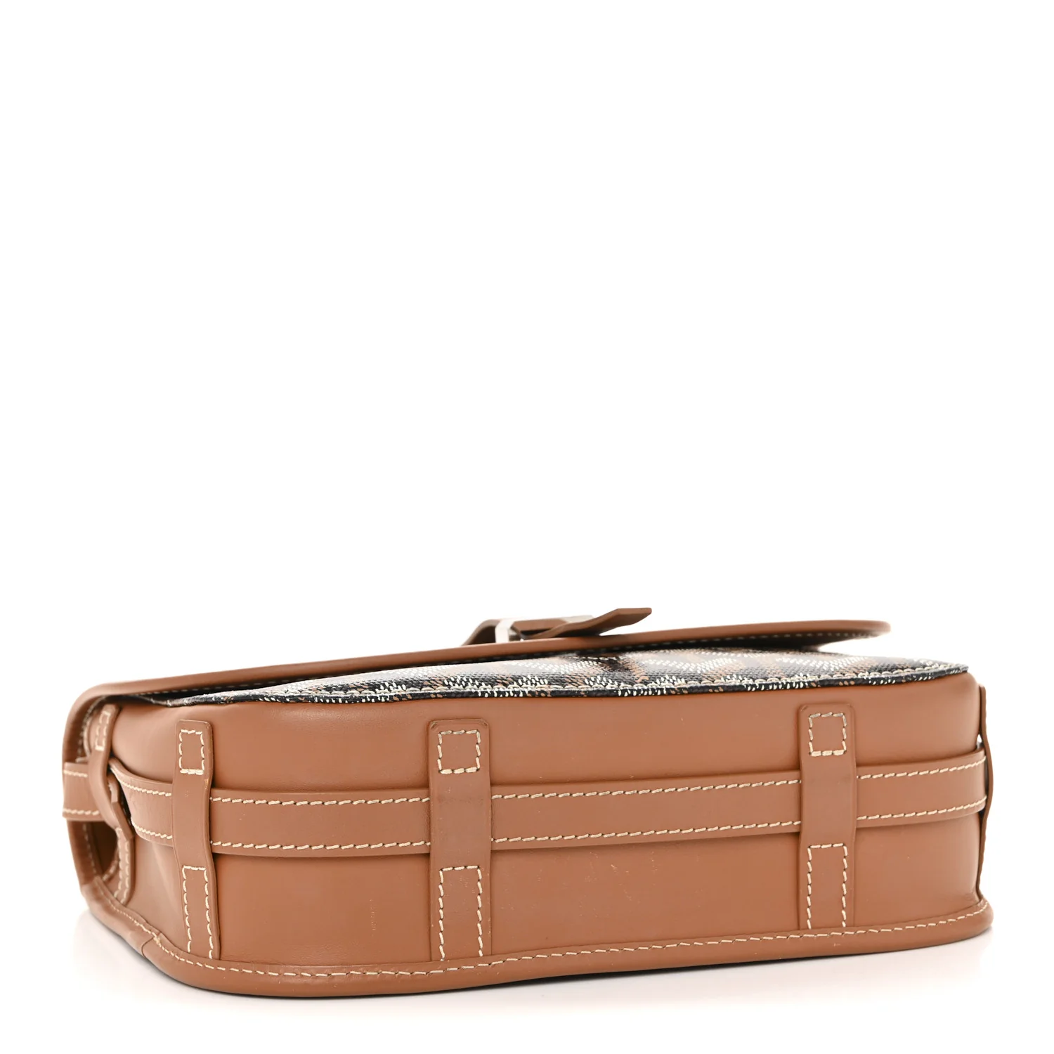 Goyardine Belvedere II PM Messenger Bag Black Gold - Image 4