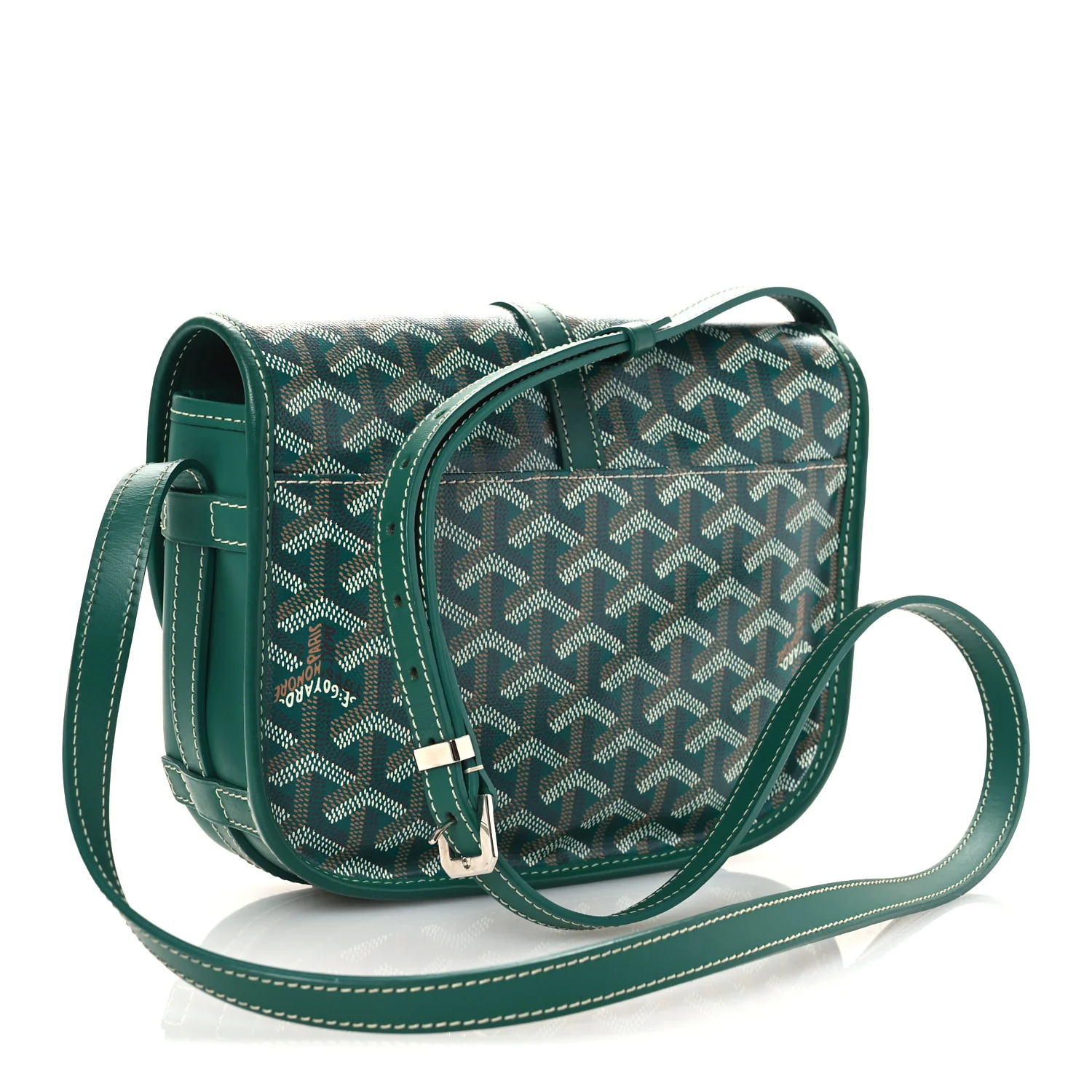 Goyardine Belvedere II PM Messenger Bag Green - Image 3
