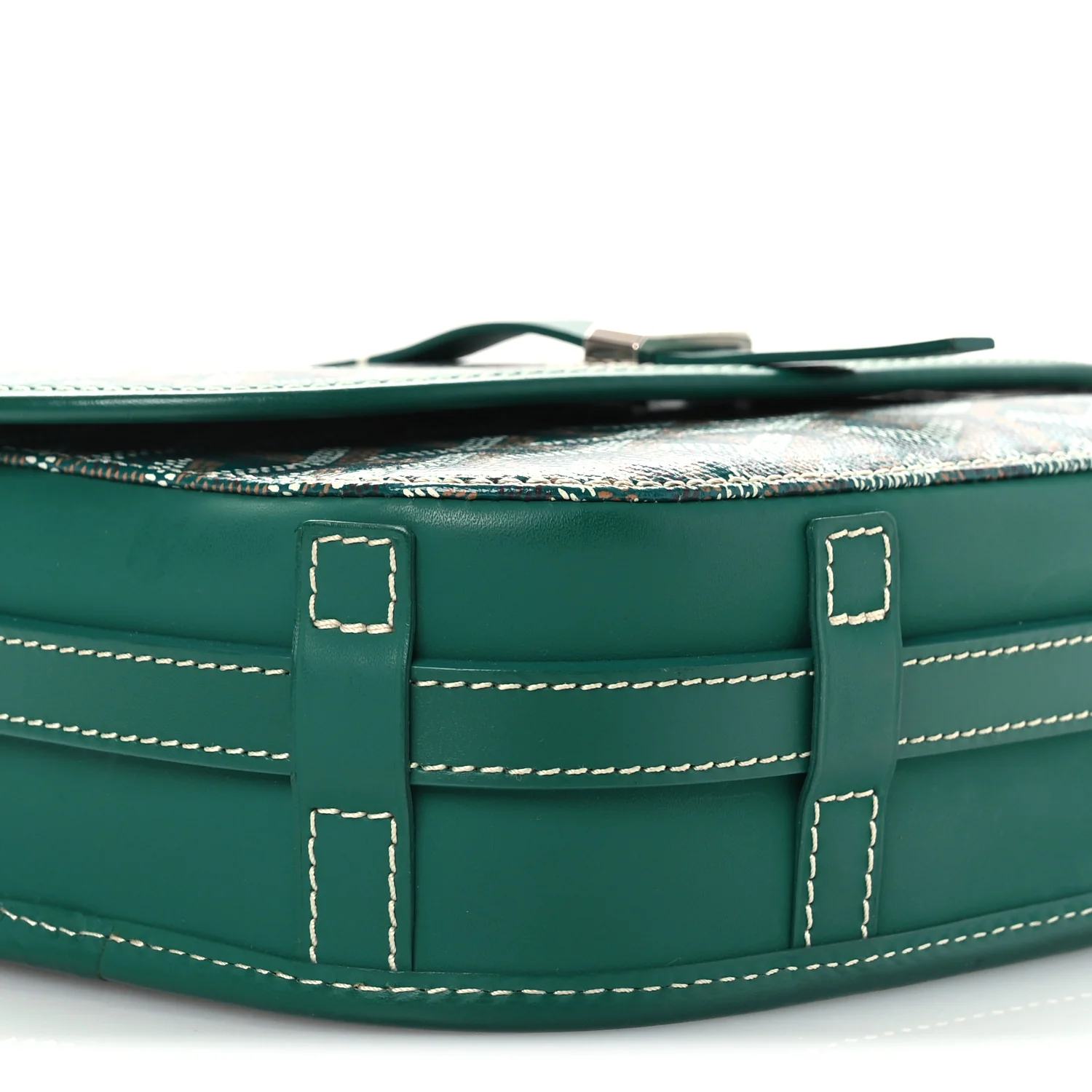 Goyardine Belvedere II PM Messenger Bag Green - Image 8