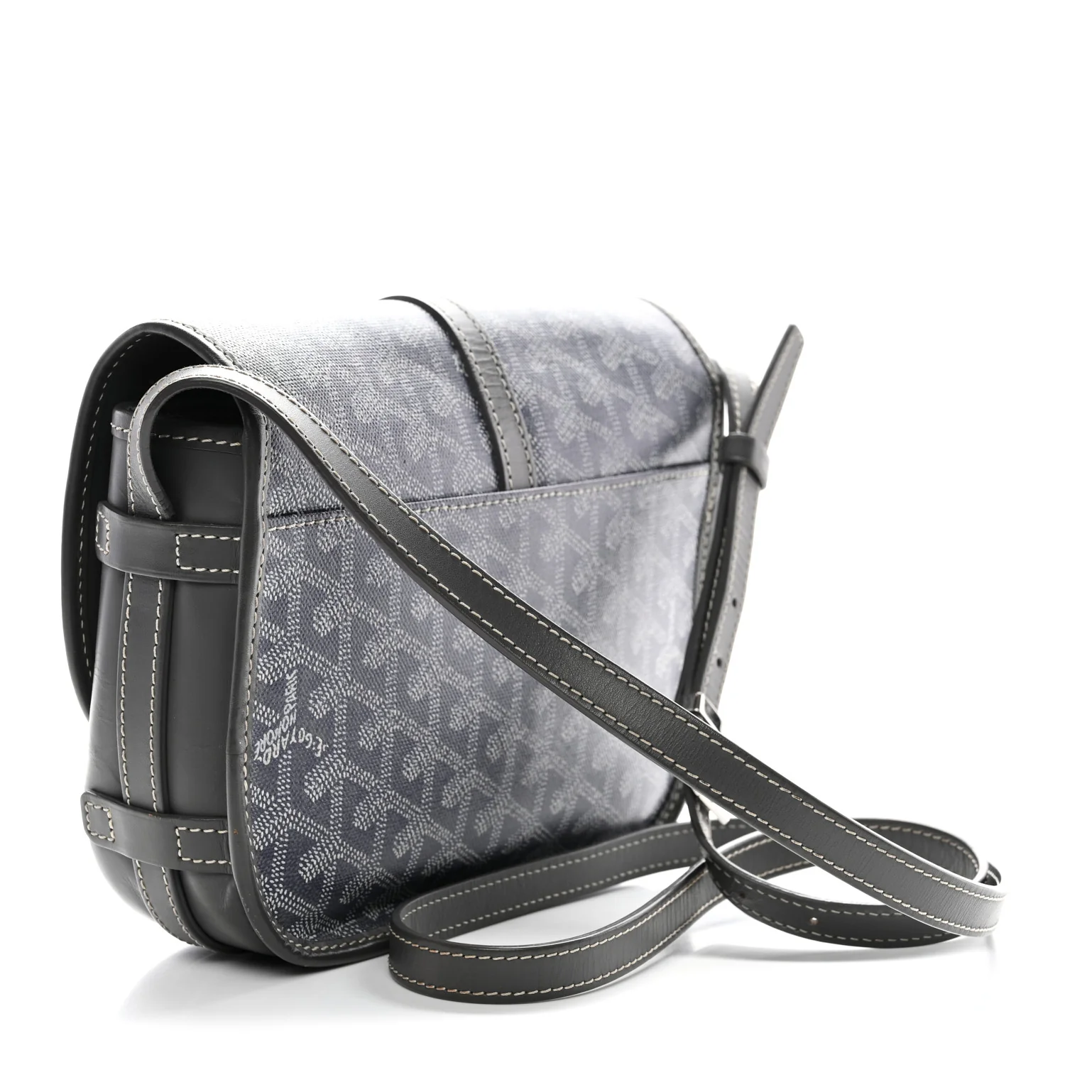 Goyardine Belvedere II PM Messenger Bag Grey - Image 3