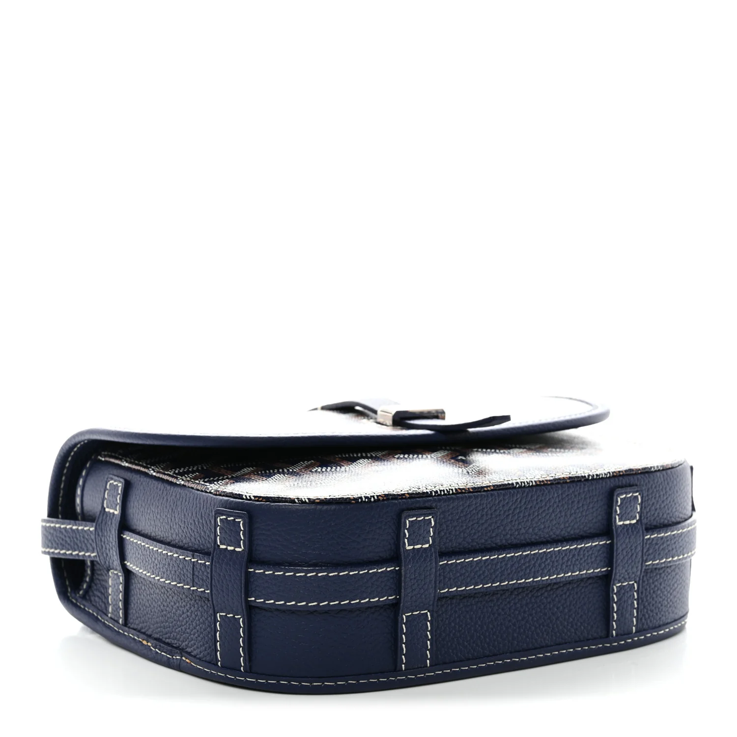 Goyardine Belvedere II PM Messenger Bag Navy - Image 4