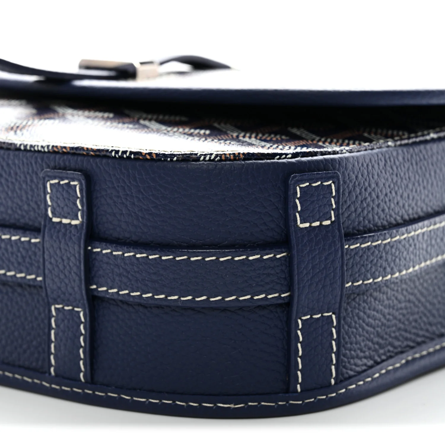 Goyardine Belvedere II PM Messenger Bag Navy - Image 9
