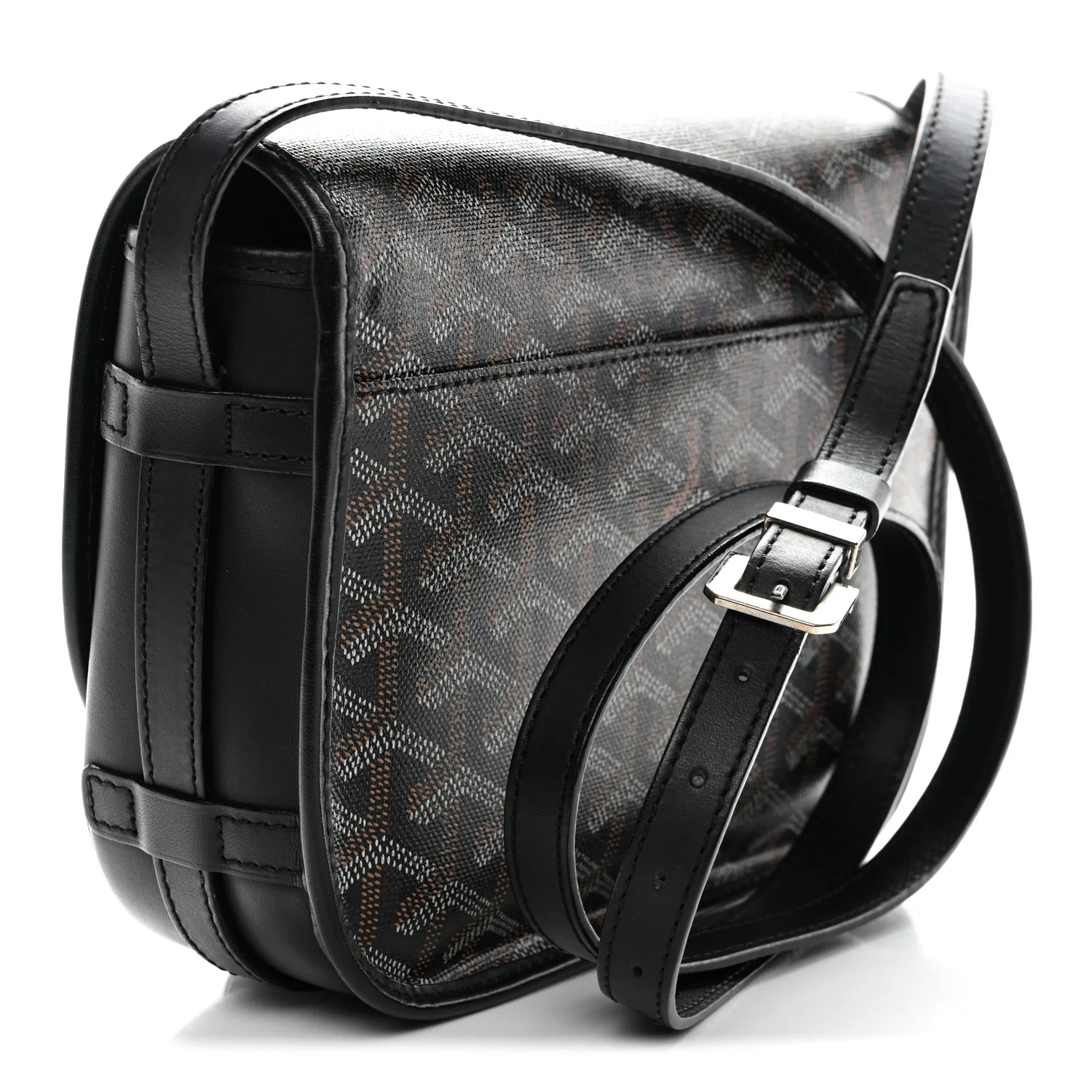 Goyardine Belvedere PM Messenger Bag Black - Image 7