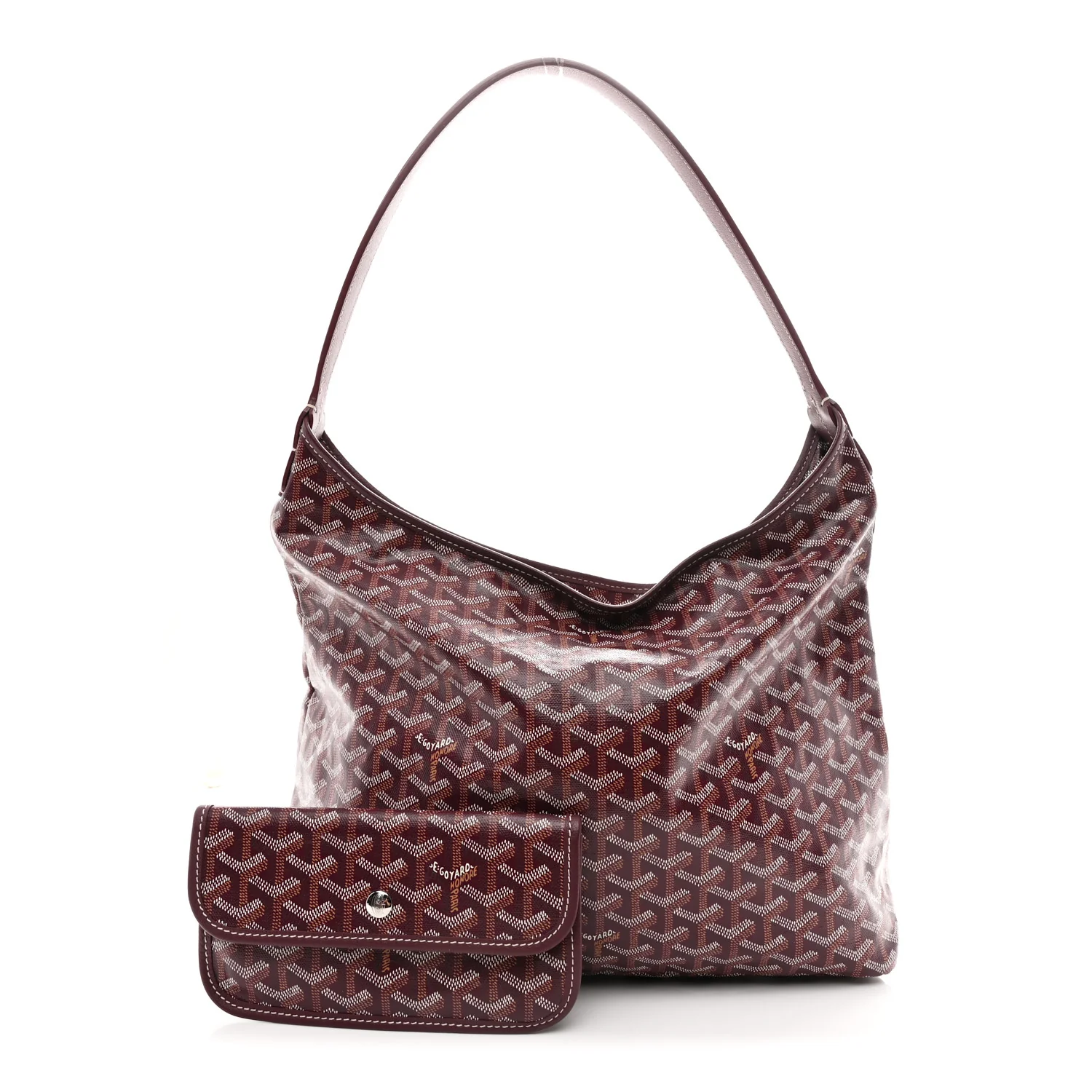 Goyardine Boheme Hobo Burgundy - Image 3