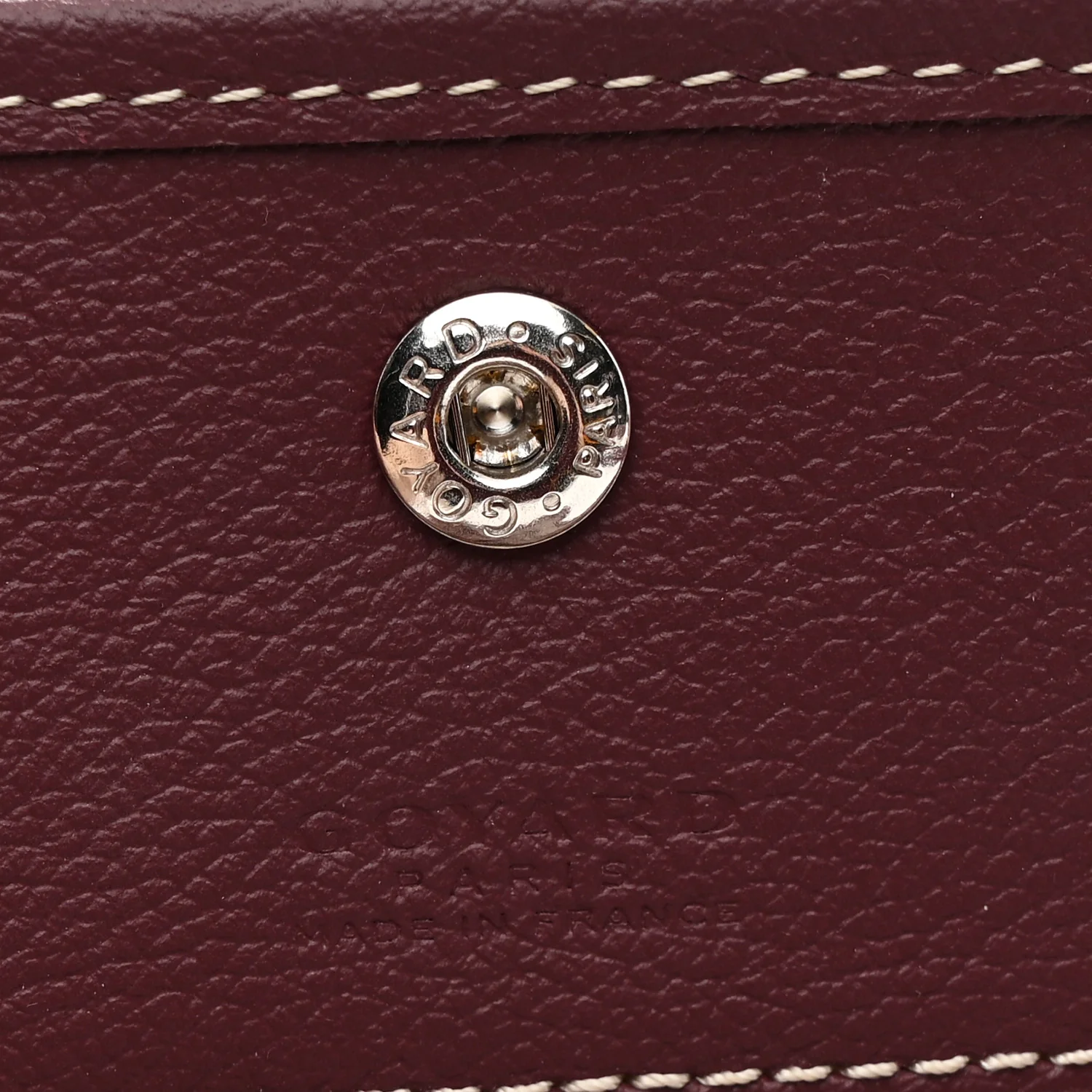 Goyardine Boheme Hobo Burgundy - Image 8