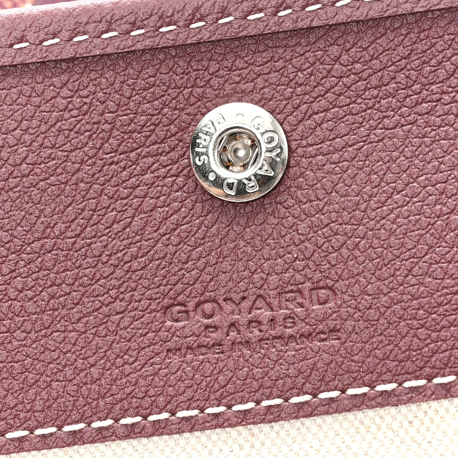 Goyardine Boheme Hobo Burgundy - Image 7