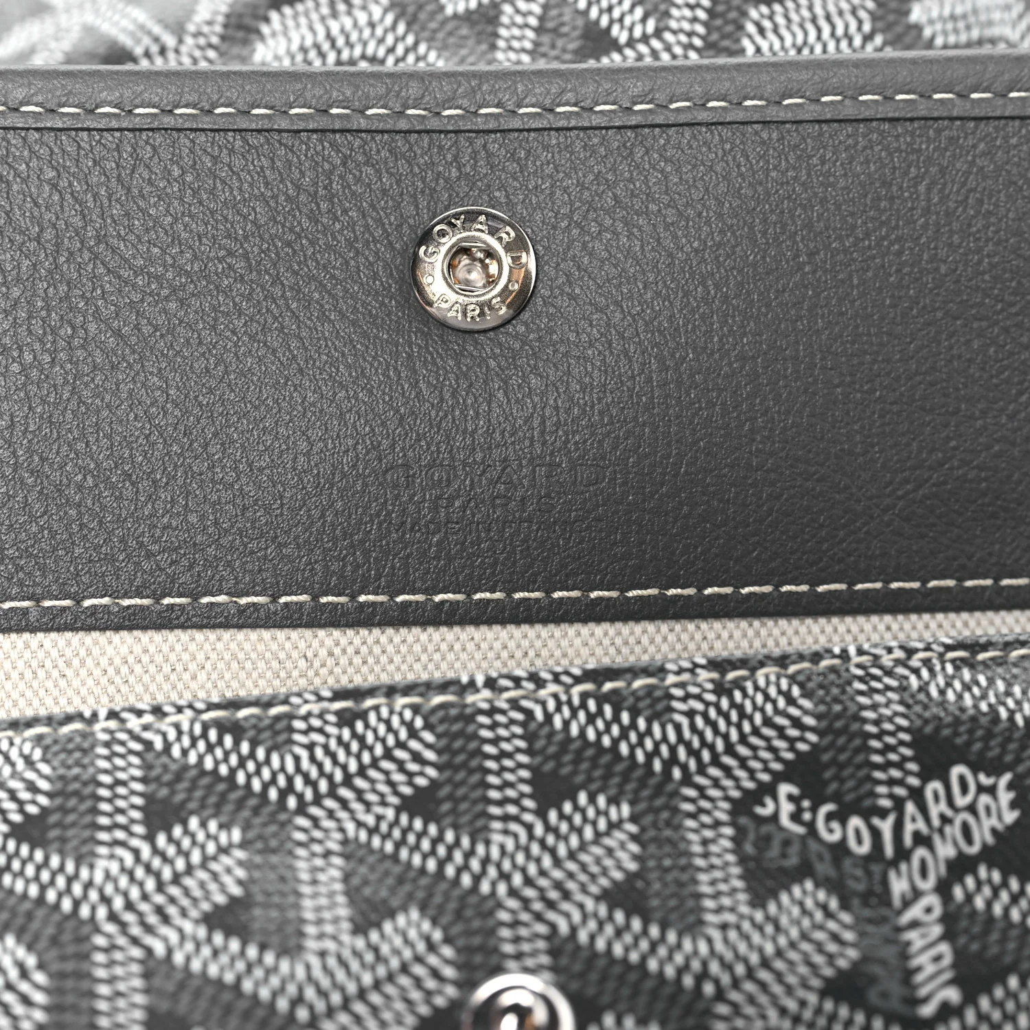 Goyardine Boheme Hobo Grey - Image 7