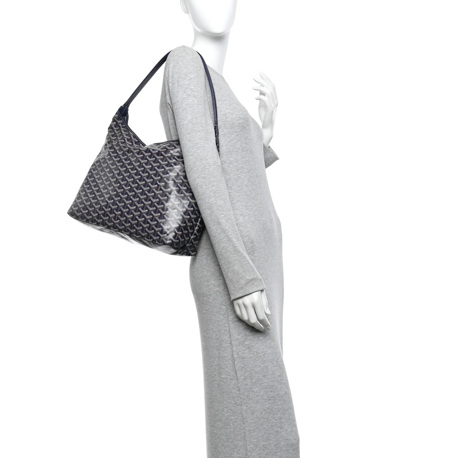 Goyardine Boheme Hobo Navy Blue - Image 2