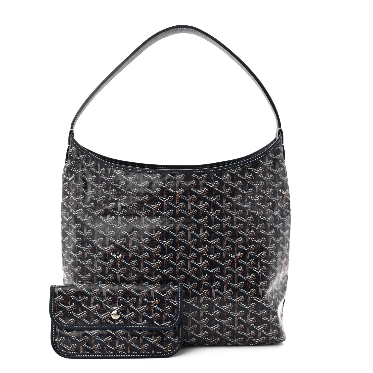 Goyardine Boheme Hobo Navy Blue - Image 3
