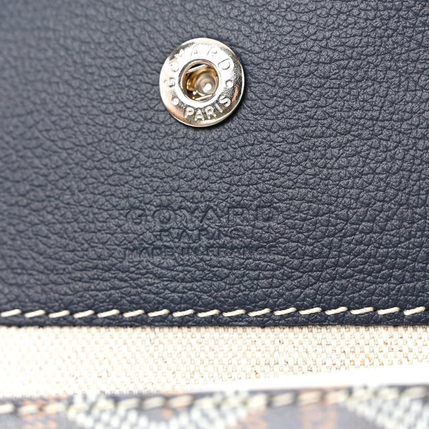 Goyardine Boheme Hobo Navy Blue - Image 12
