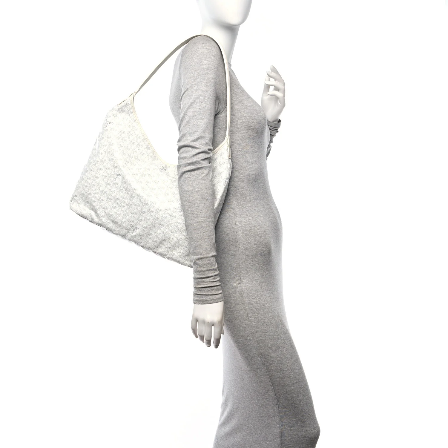 Goyardine Boheme Hobo White - Image 2