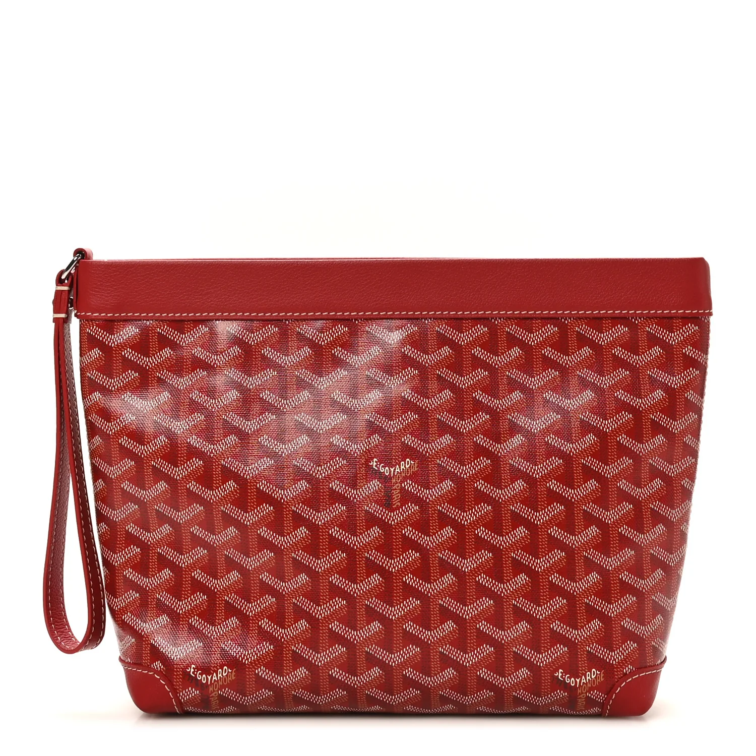 Goyardine Conti Pouch Red