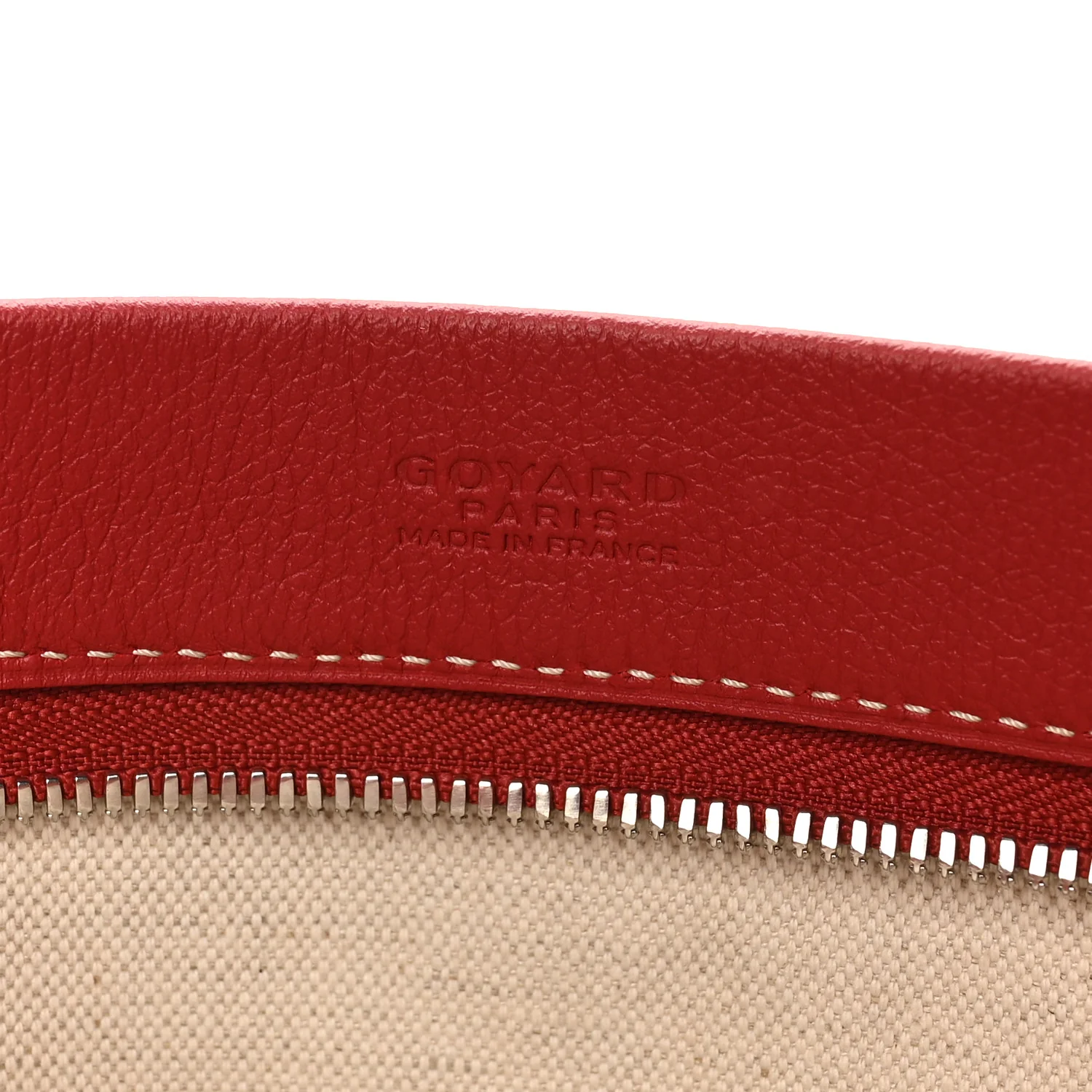 Goyardine Conti Pouch Red - Image 6