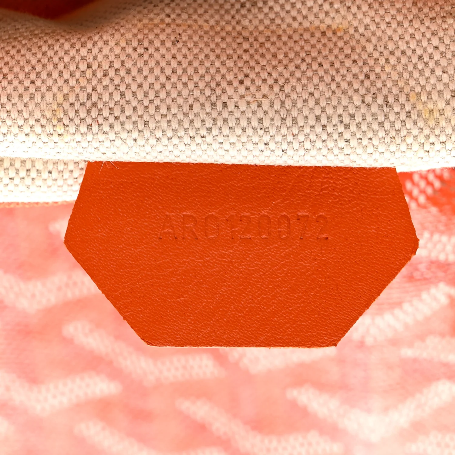 Goyardine Fidji Zip Hobo Orange - Image 7