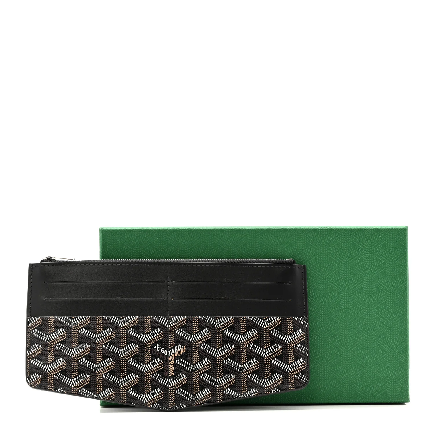 Goyardine Insert Louise Wallet Black - Image 8