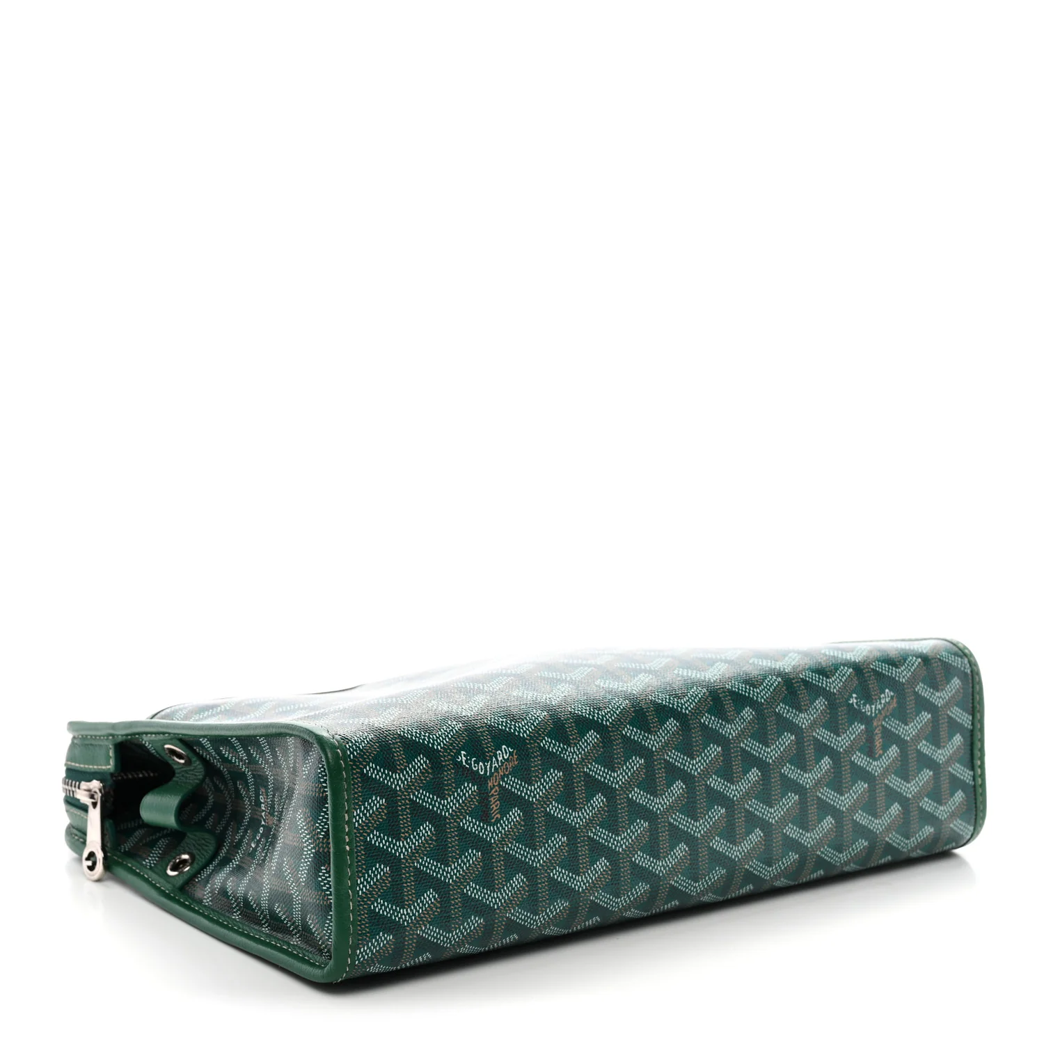 Goyardine Jouvence Toiletry Pouch Green - Image 5