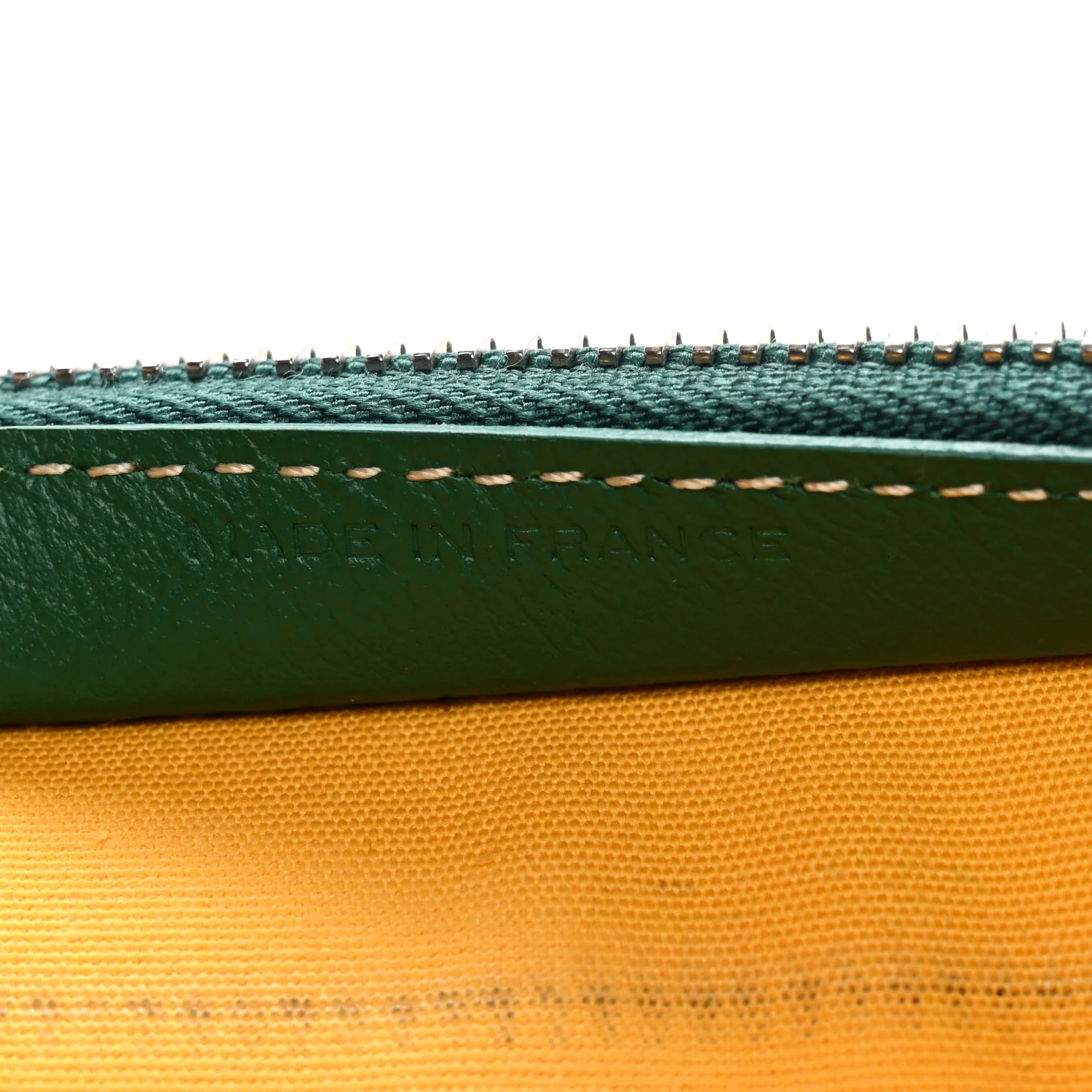 Goyardine Jouvence Toiletry Pouch Green - Image 7