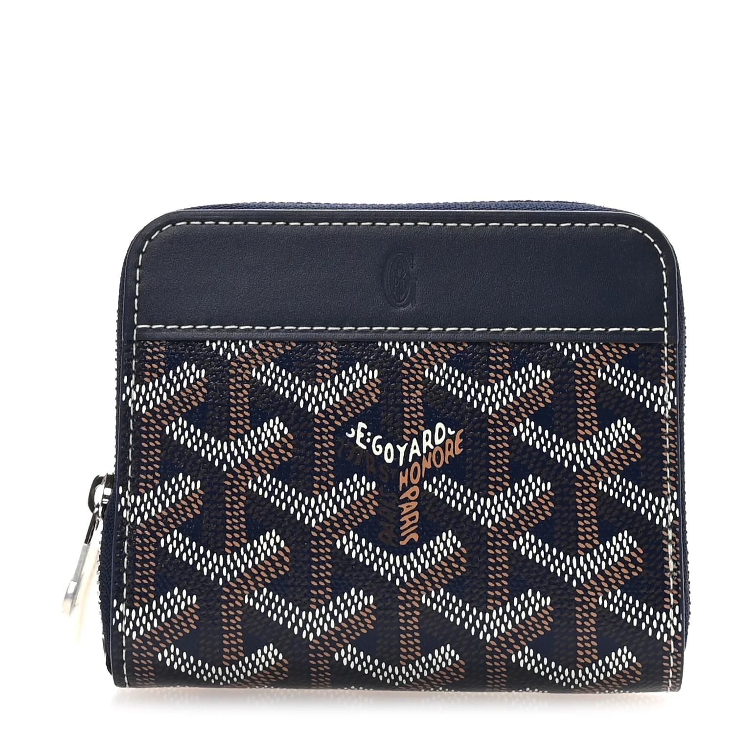 Goyardine Matignon PM Wallet Navy
