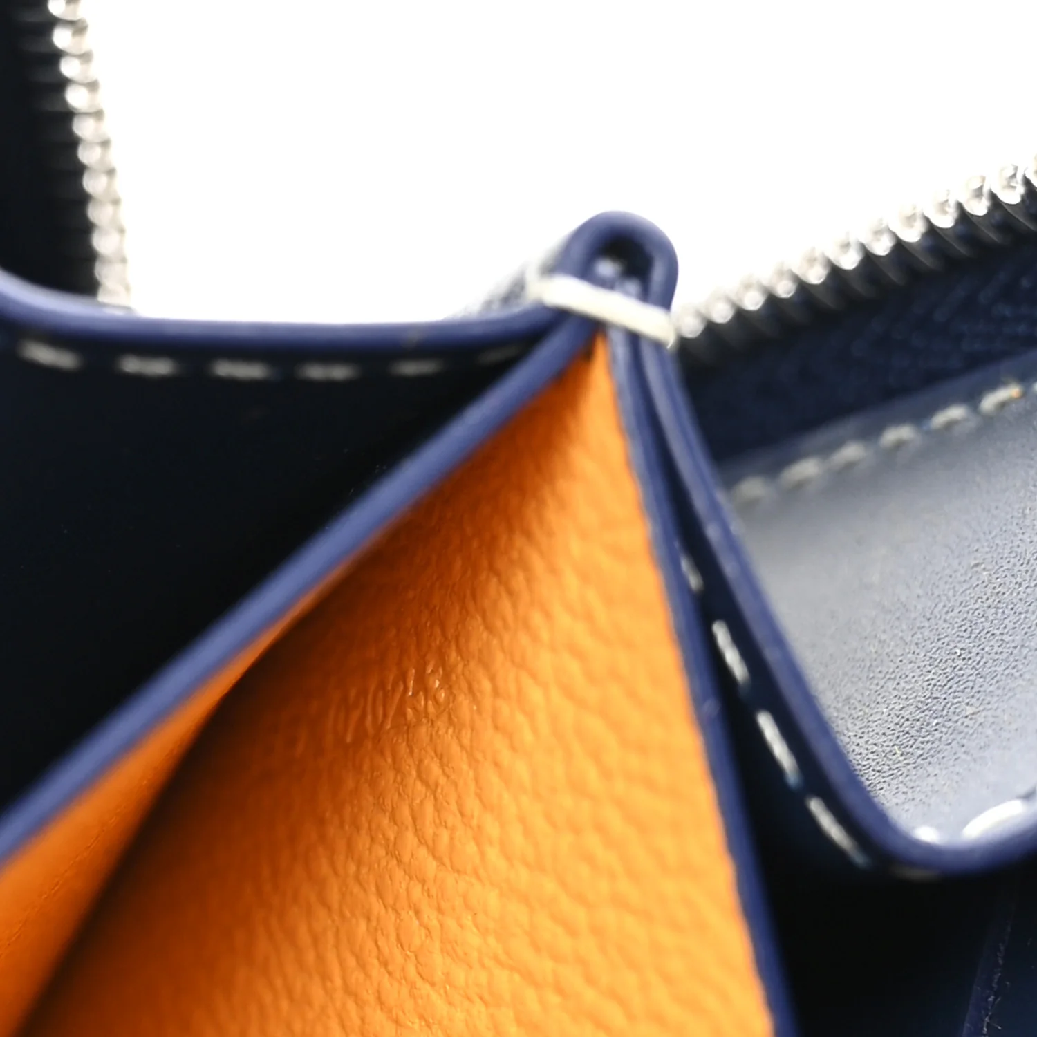 Goyardine Matignon PM Wallet Navy - Image 7