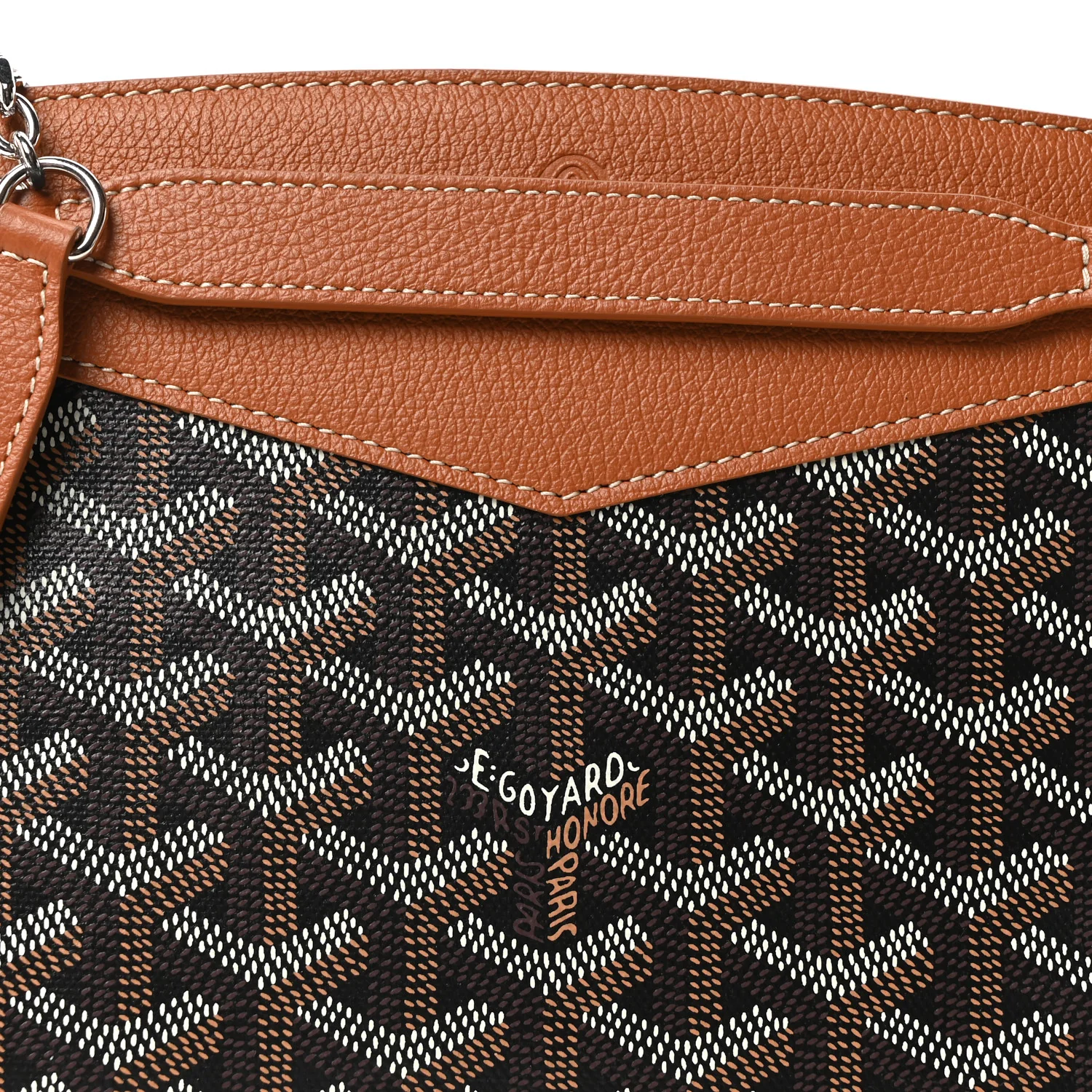 Goyardine Mini Rouette Structure Black Tan - Image 13