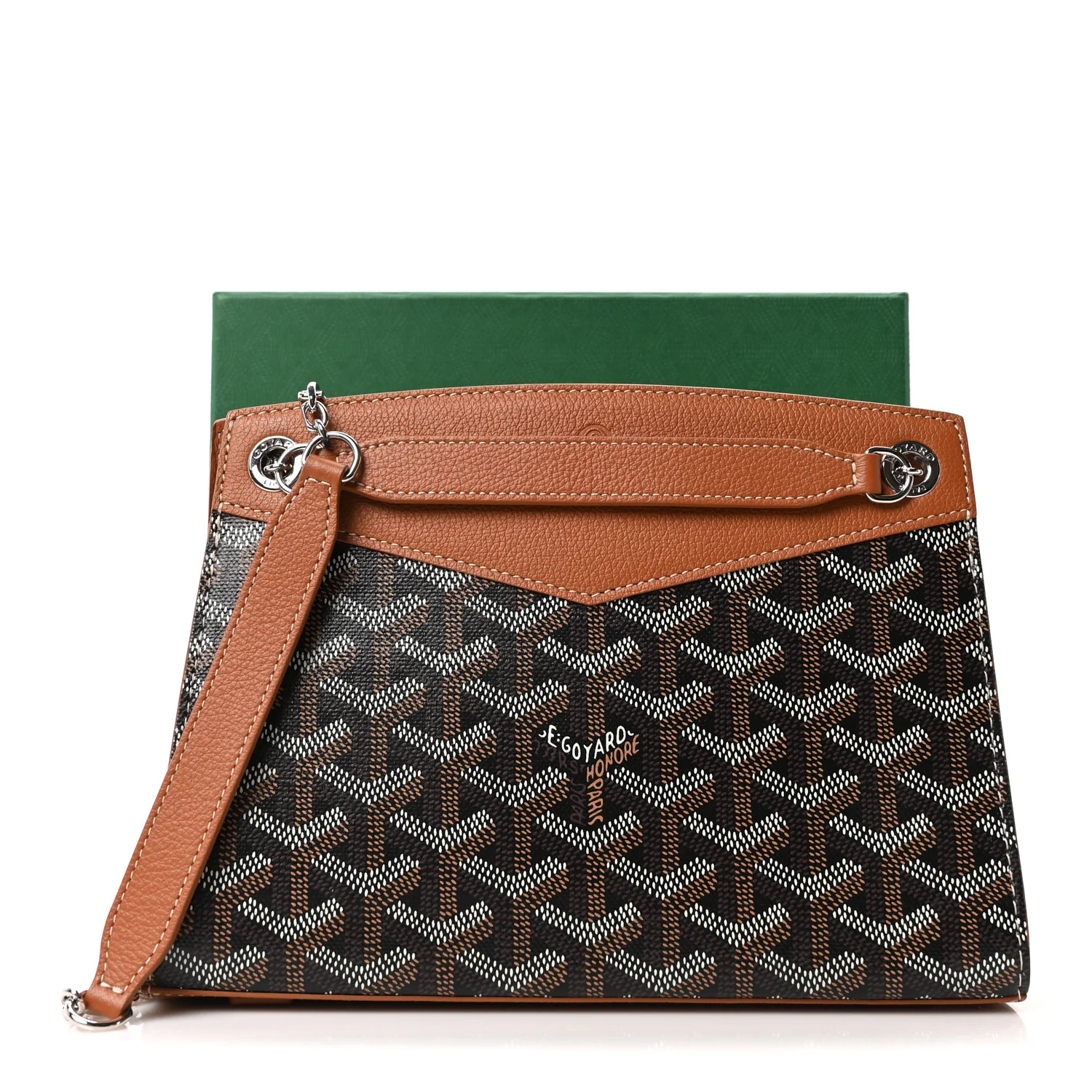 Goyardine Mini Rouette Structure Black Tan - Image 18