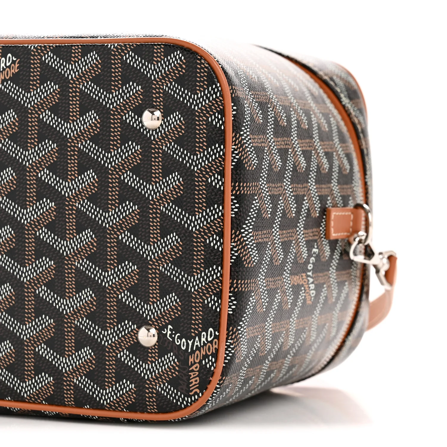 Goyardine Muse Vanity Case Black Gold - Image 10