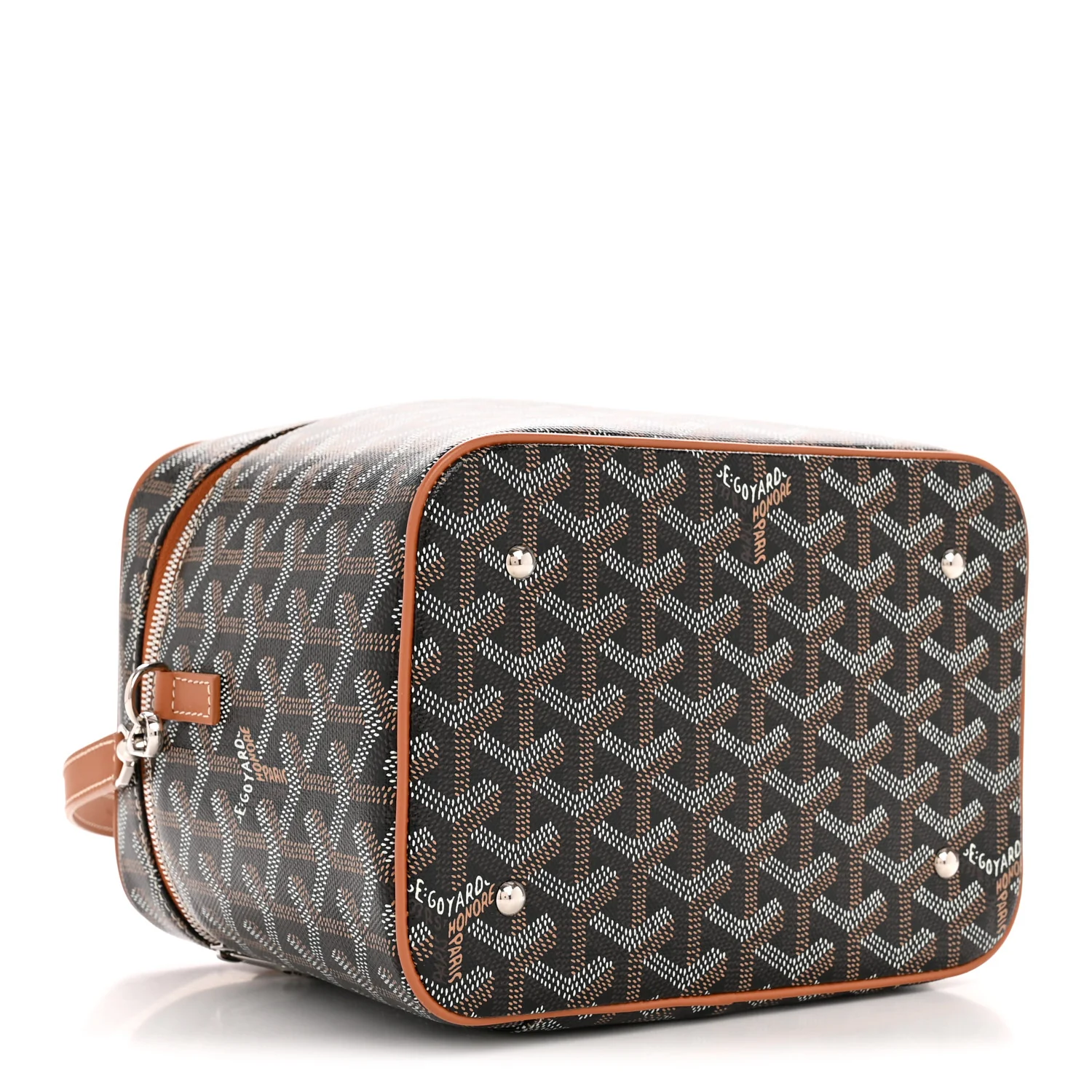 Goyardine Muse Vanity Case Black Gold - Image 5